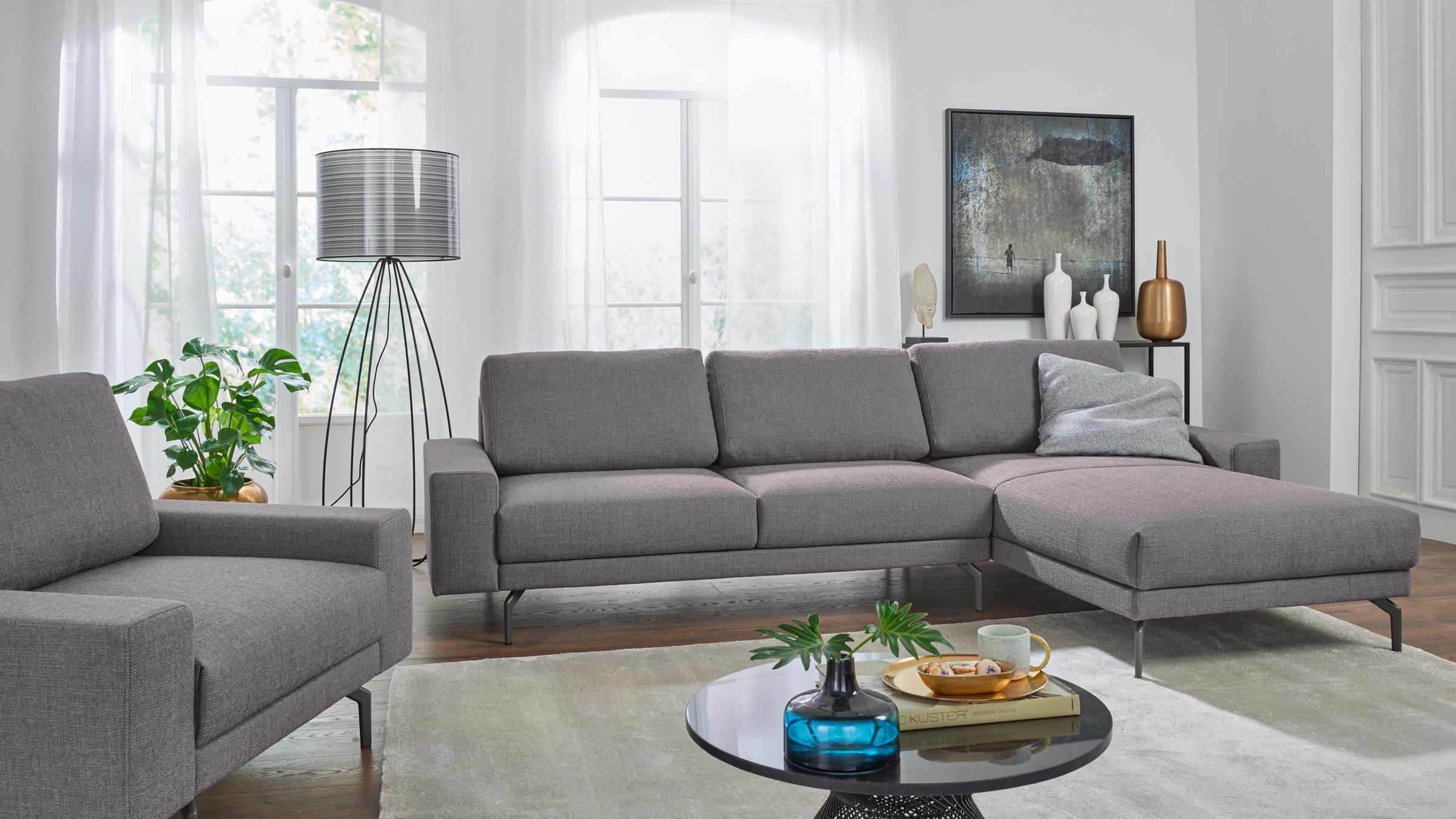 Creation BY ROLF BENZ Ecksofa »CR.450, Designecksofa, L-Form«, Armlehne bre günstig online kaufen