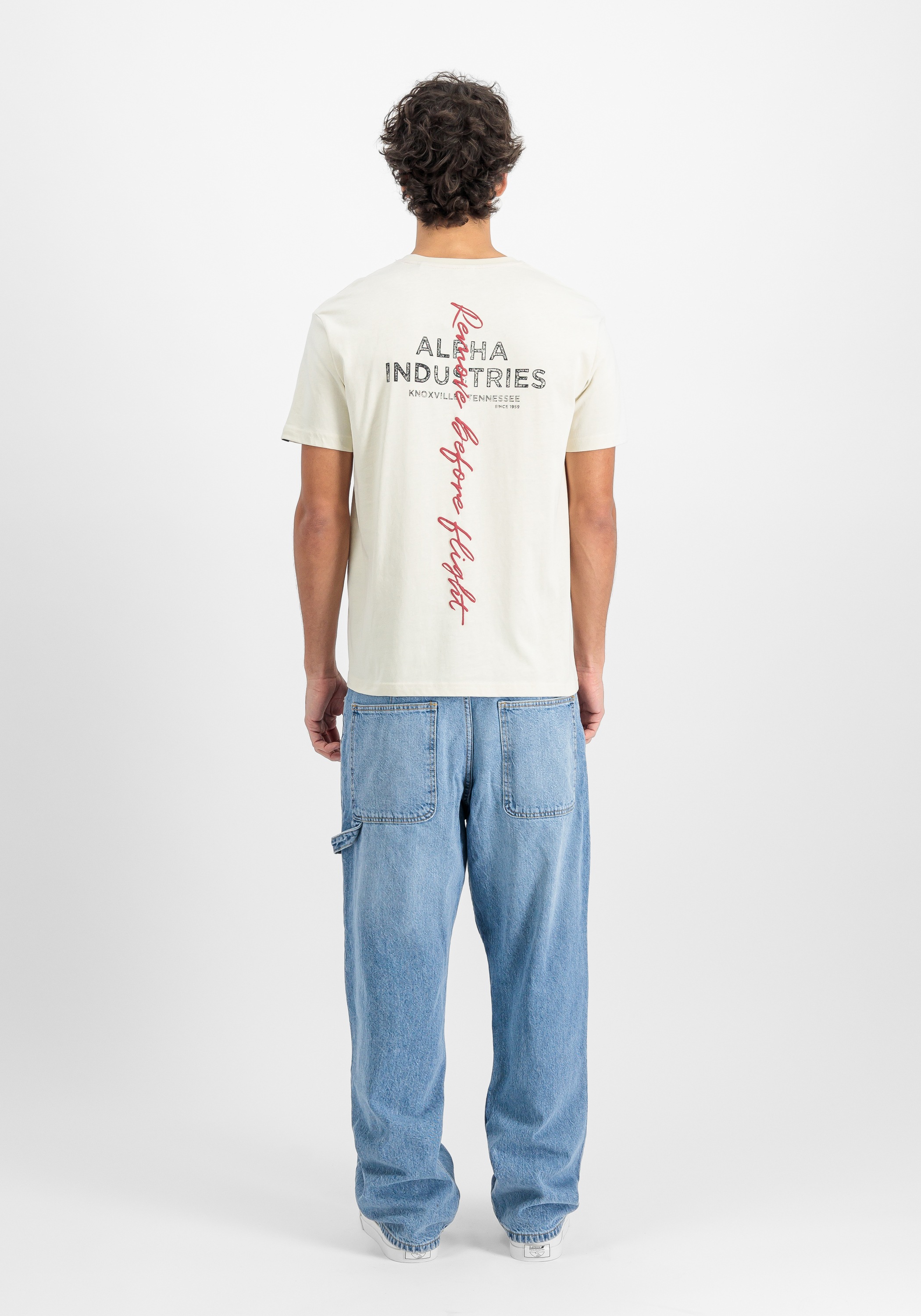 Alpha Industries T-Shirt »Alpha Industries Men - T-Shirts Signature Back Print T«
