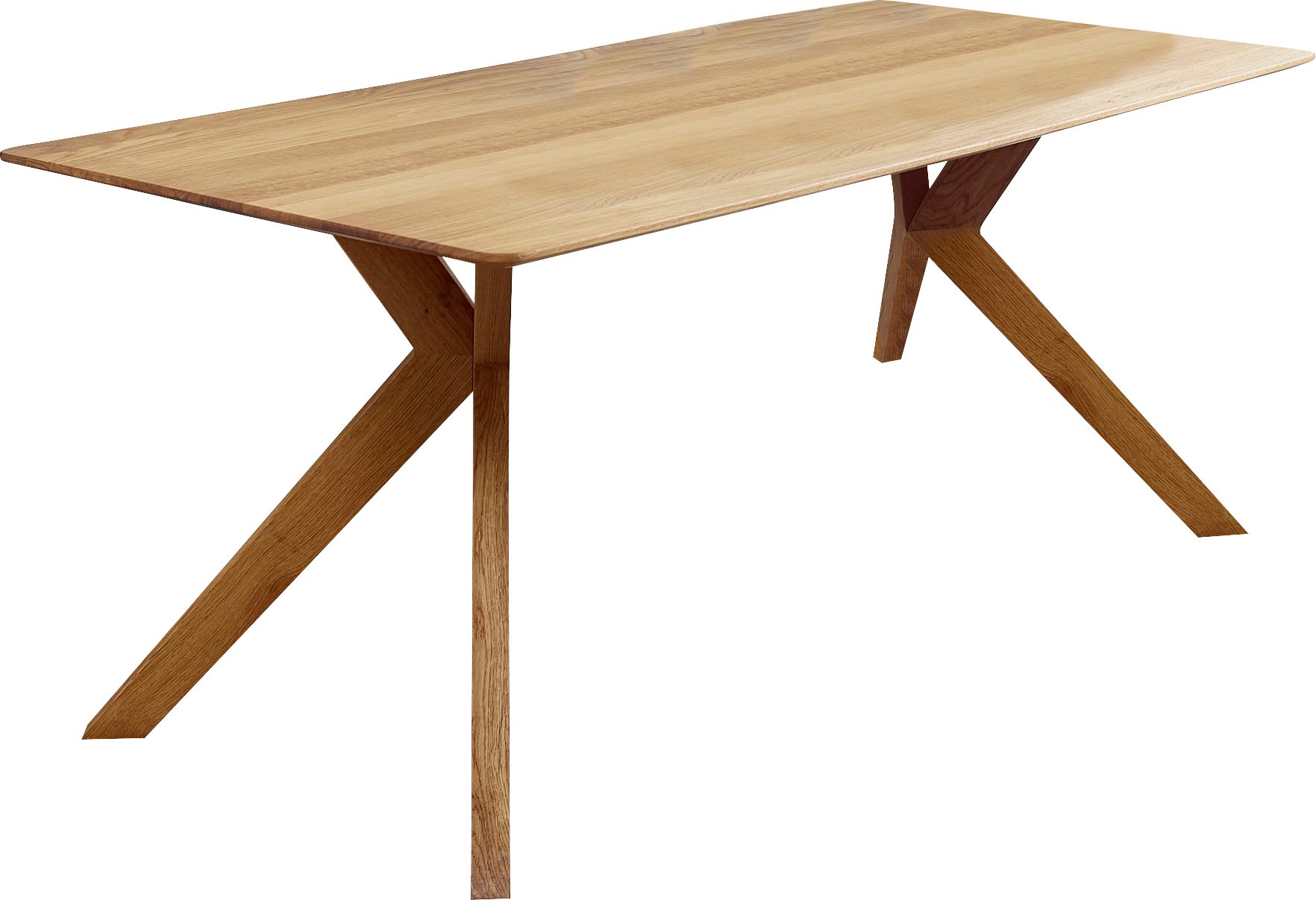 Bild von SCHÖSSWENDER Esstisch »Birds«, modernes Design, Gestell aus Massivholz