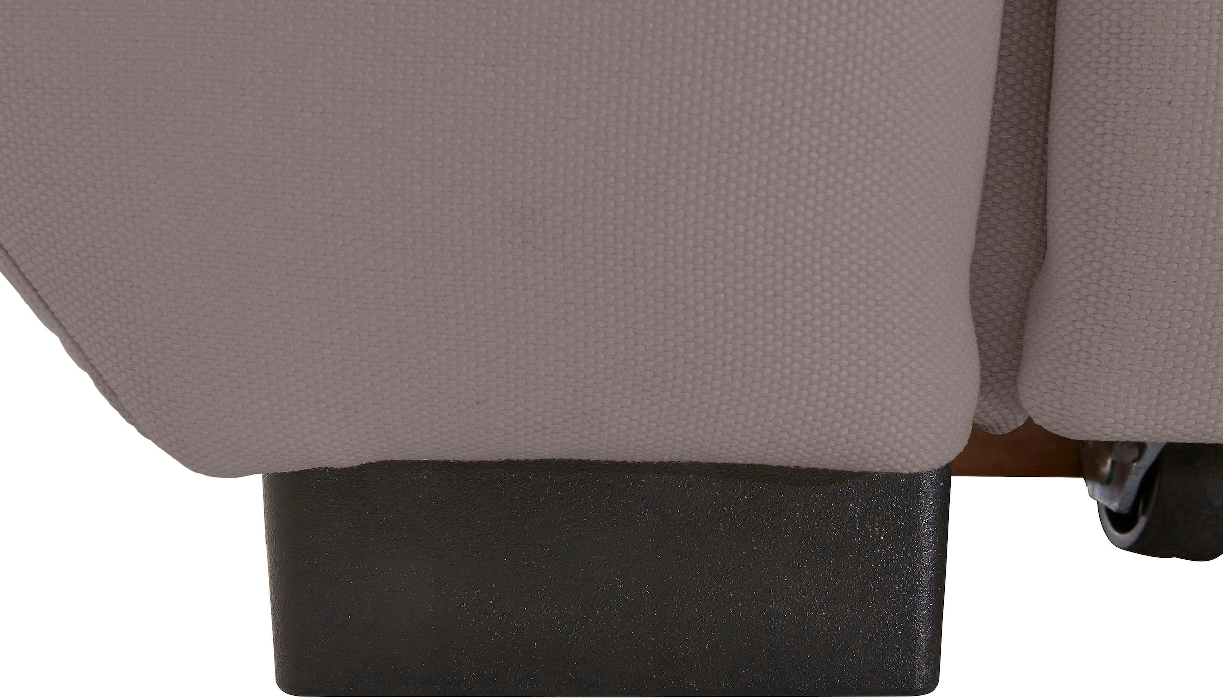 COTTA Polstergarnitur »Speedway L-Form«, (Set), Set bestehend aus: Ecksofa mit Kopfteilverstellung & Hocker