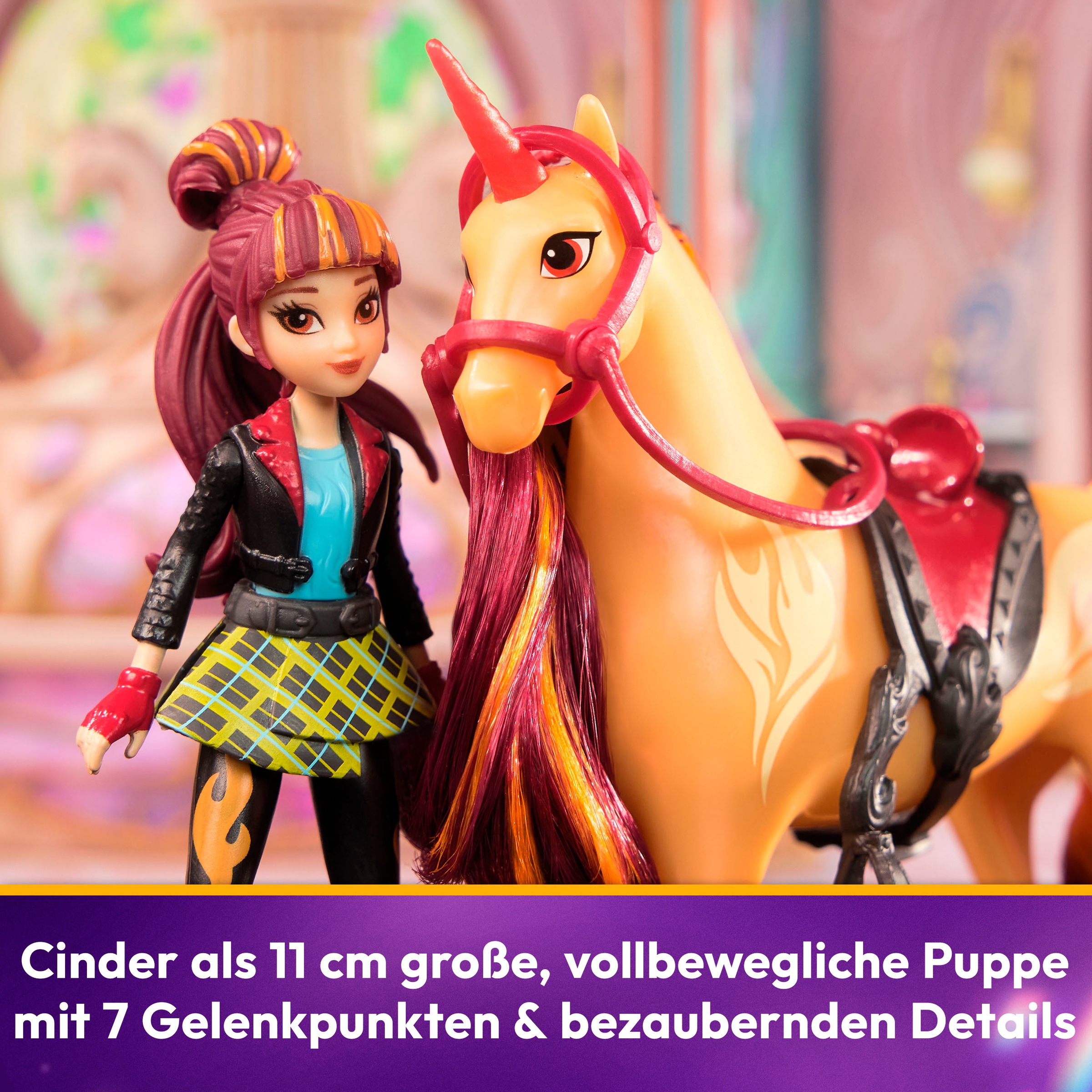 Spin Master Anziehpuppe »Unicorn Academy Valentina und Einhorn Cinder Set«