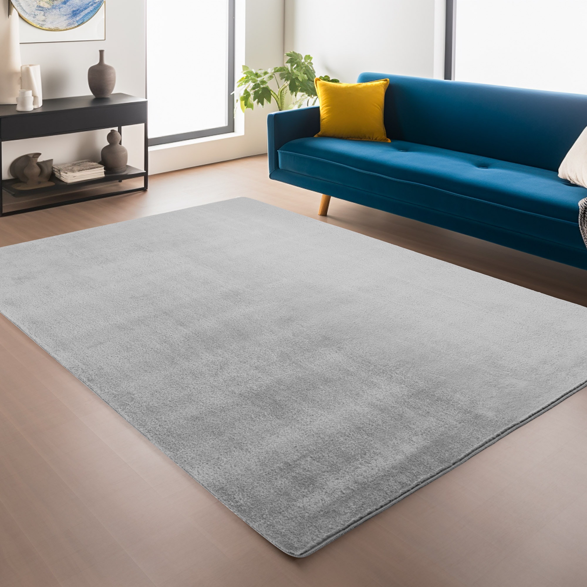 Ayyildiz Teppiche Teppich »JOY 1400«, rechteckig, 11 mm Höhe, Kurzflor, Woh günstig online kaufen