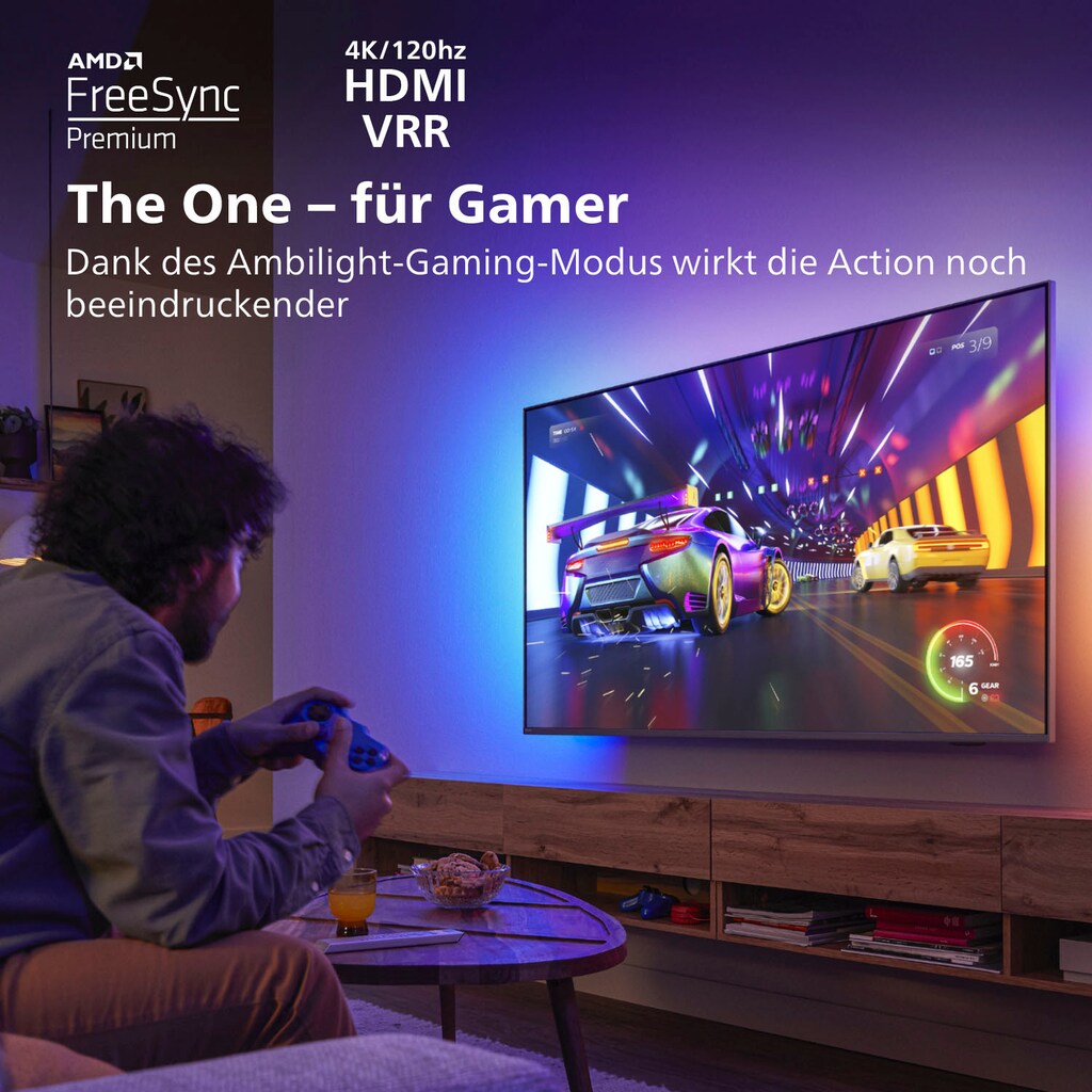 Philips LED-Fernseher »65PUS8807/12«, 164 cm/65 Zoll, 4K Ultra HD, Android TV-Smart-TV-Google TV