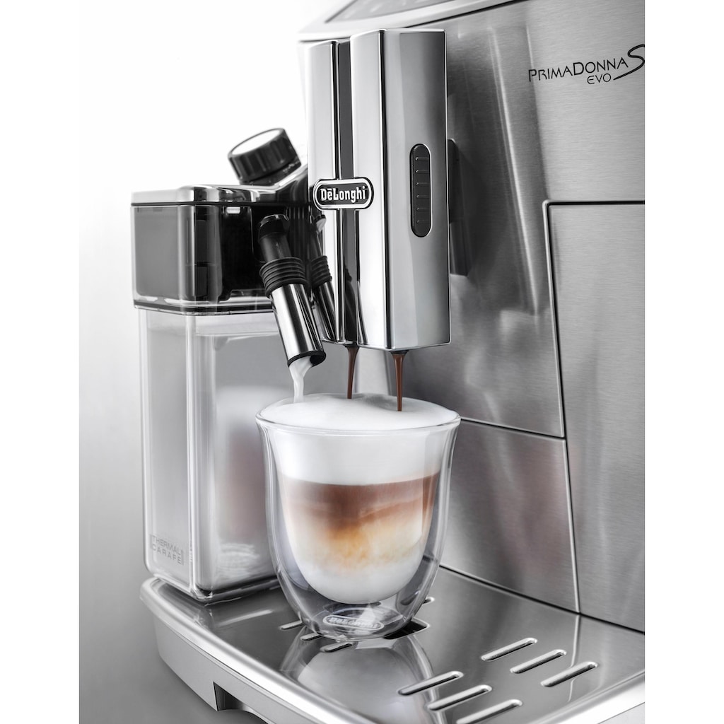 De'Longhi Kaffeevollautomat »PrimaDonna S Evo ECAM 510.55.M«, LatteCrema Milchsystem, App-Steuerung
