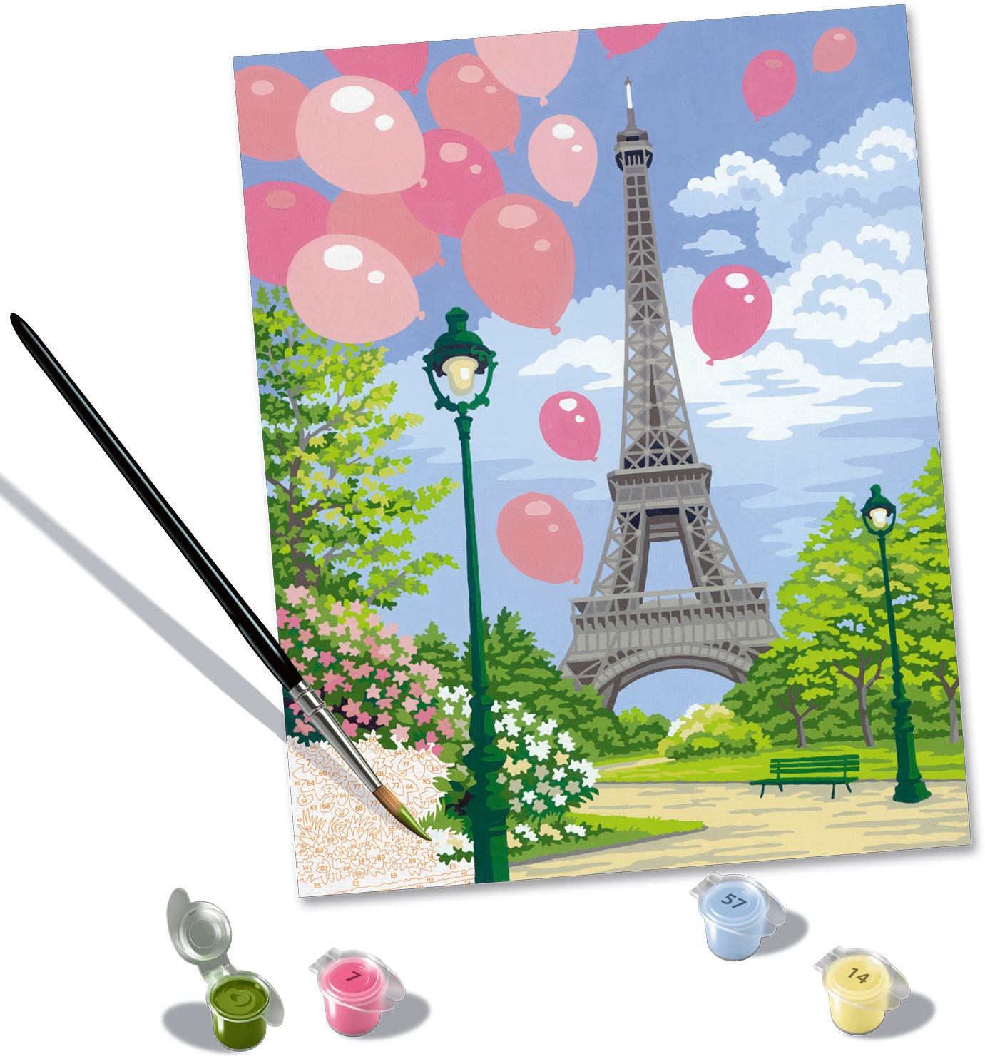 Ravensburger Malen nach Zahlen »CreArt, Spring in Paris« Made in Europe