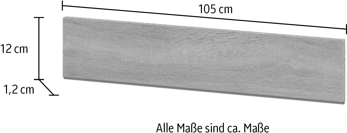 KOCHSTATION Sockelblende »"KS-Scafa"«, Höhe 12 cm, in verschiedenen Längen