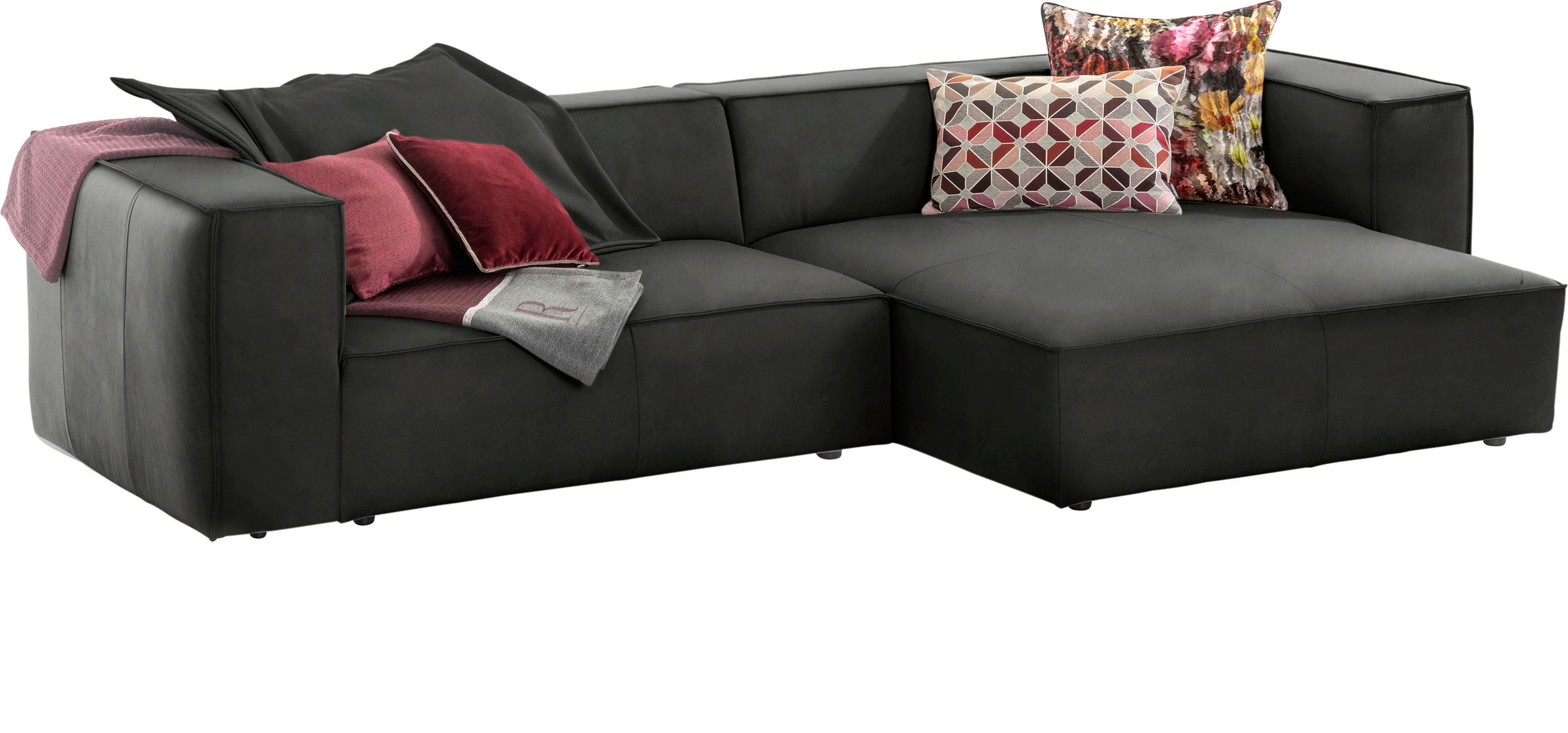 W.SCHILLIG Ecksofa "around-the-block, modern und elegant, bequem, L-Form" m günstig online kaufen