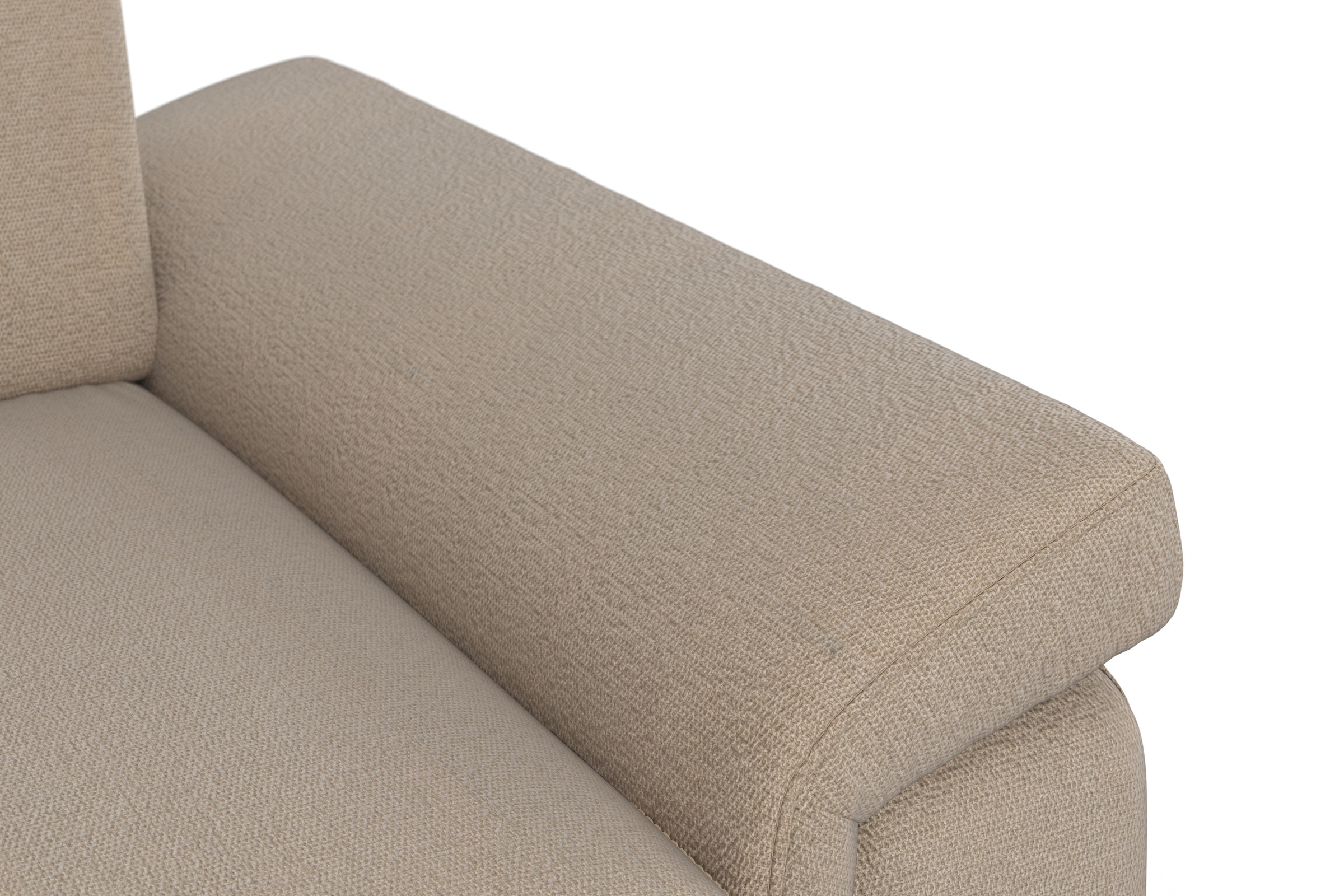 sit&more Ecksofa »Padua L-Form«, inklusive Sitztiefenverstellung, Armteilfunktion und Federkern