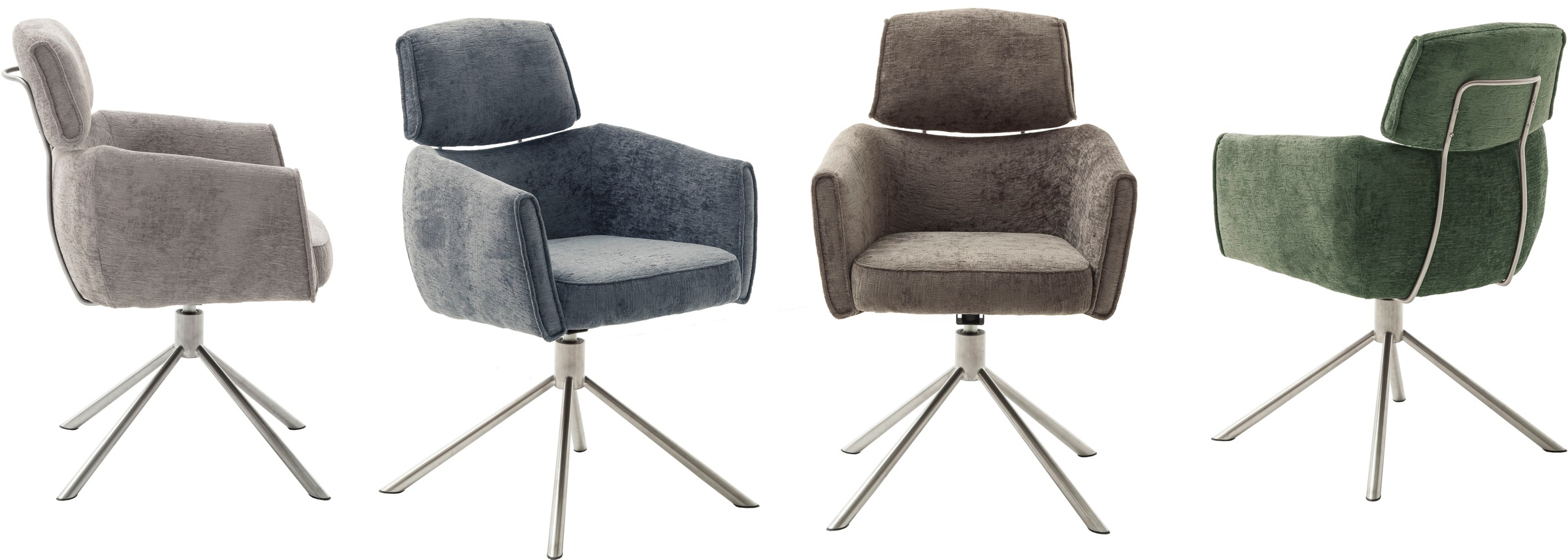 MCA furniture Esszimmerstuhl »QUEBEC«, (Set), 2 St., (2er-Set), 360° drehba günstig online kaufen