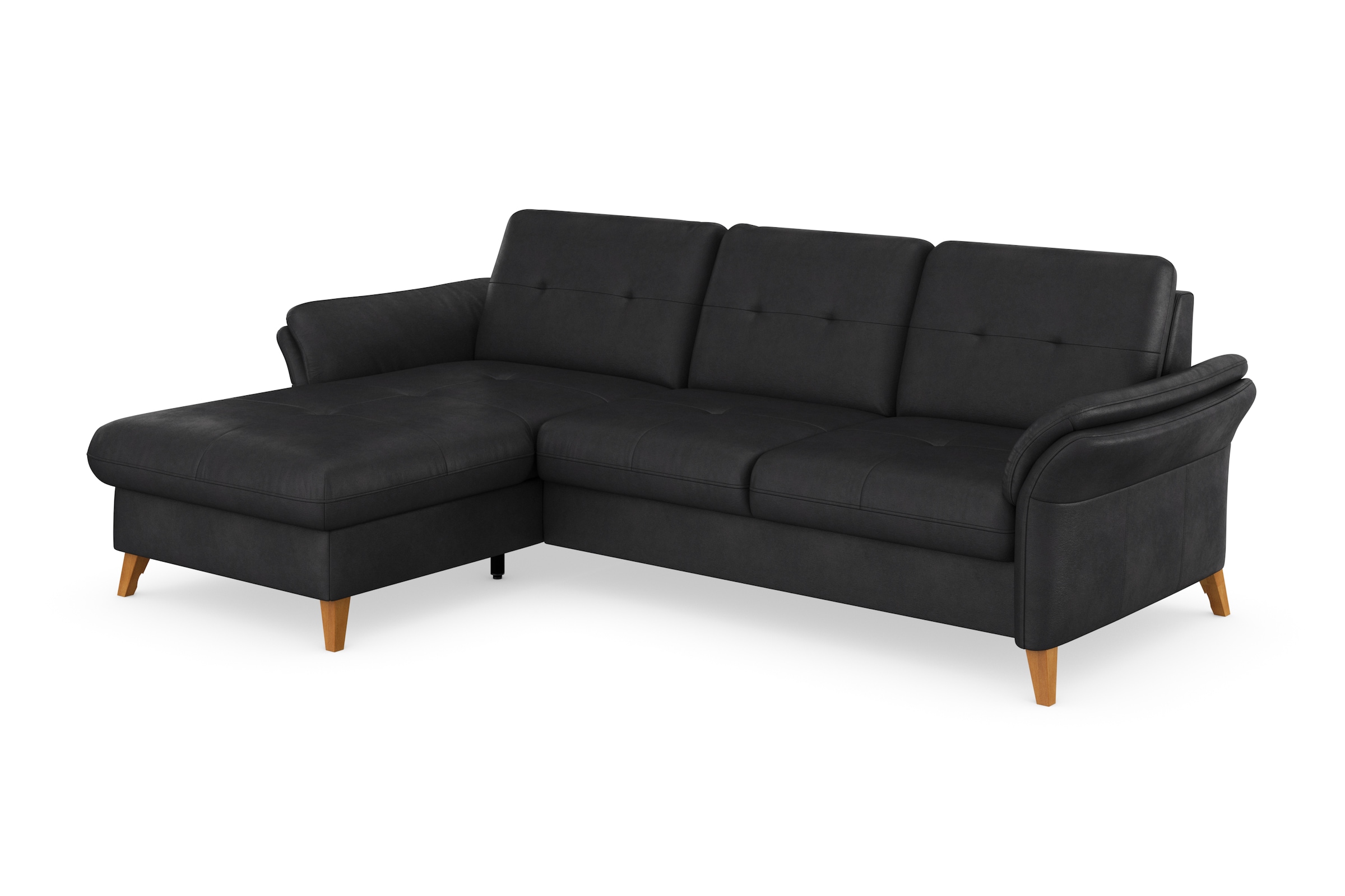 sit&more Ecksofa »Göteborg«, Sitztiefenverstellung und Federkern, wahlweise mit Bettfunktion