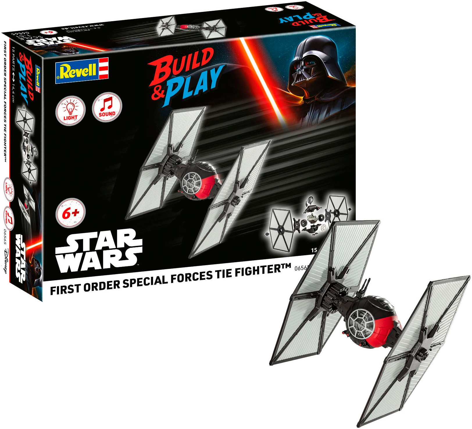 Revell® Modellbausatz »Build&Play, Star Wars First Order Special TIE Forces« mit Licht & Sound