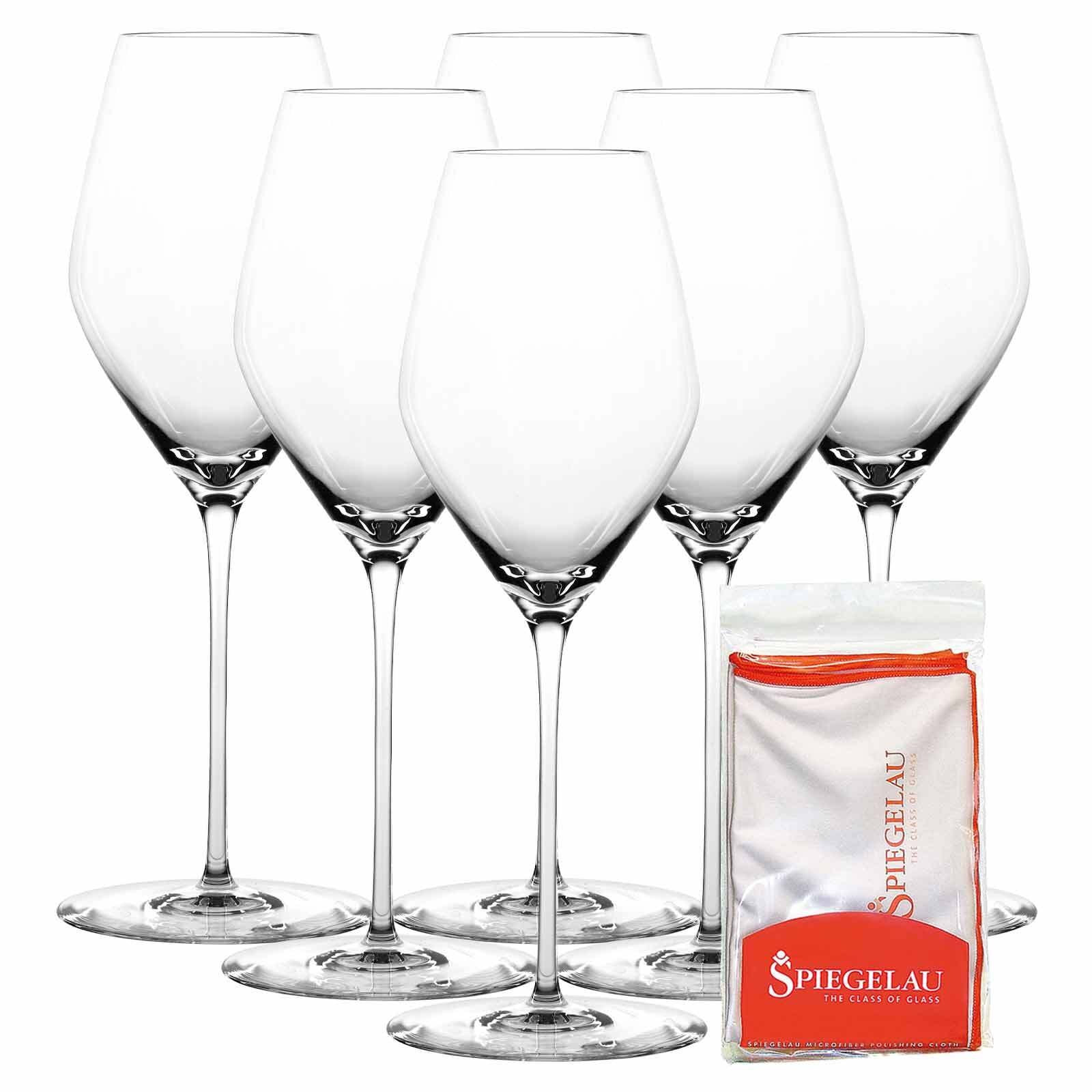 SPIEGELAU Champagnerglas »Champagnergläser + Poliertuch Hi-Lite 347 ml 6er günstig online kaufen