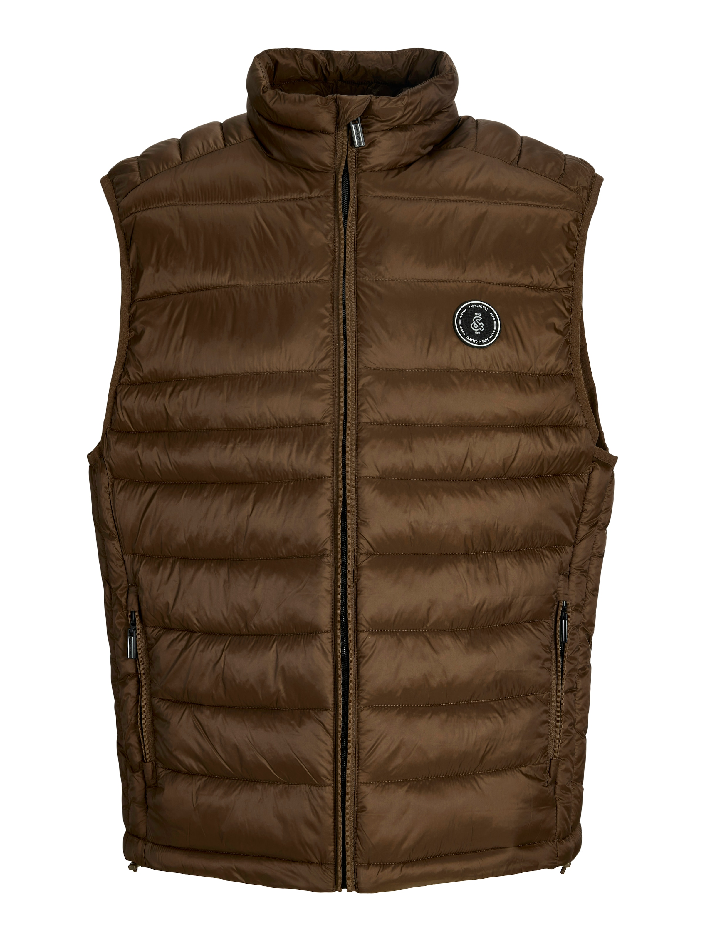 Jack & Jones Steppweste »JJEKINGSLEY LIGHT BODYWARMER COLLAR NOOS« Kunstfaser, regular fit