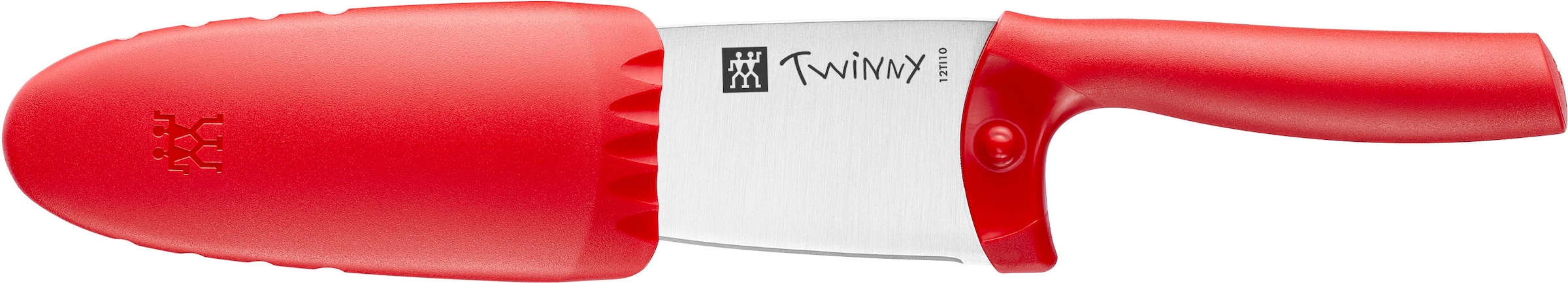 Zwilling Kinderkochmesser »Twinny«, (1 tlg.), abgerundete Klinge, Fingerschutz, für Kinder ab 3 Jahren