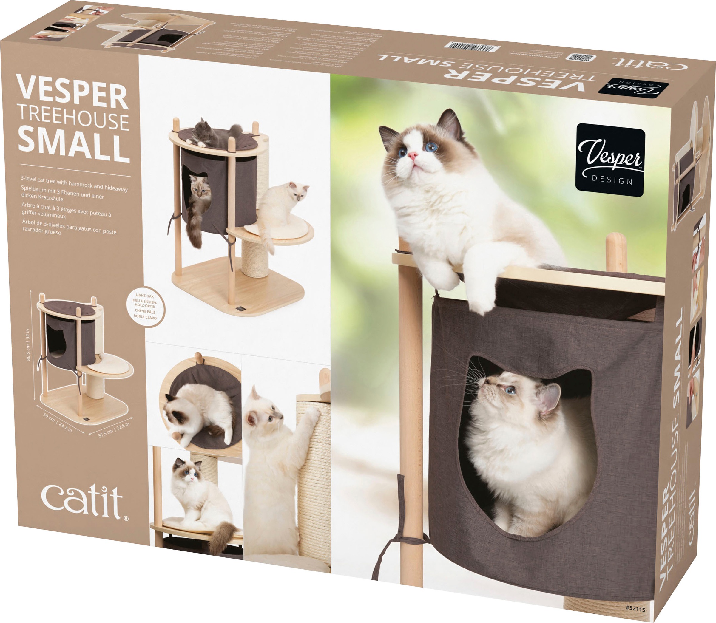 3. Bild von Catit Kratzbaum »Vesper Treehouse«, hoch, klein