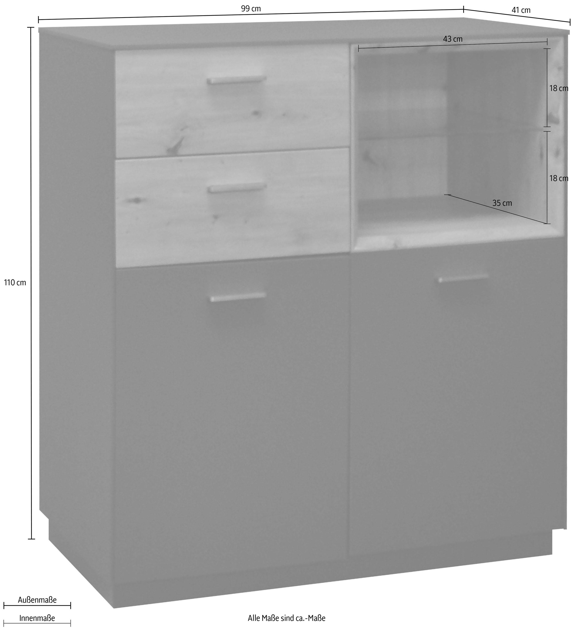 Mäusbacher Kommode »Frame«, Breite 99 cm