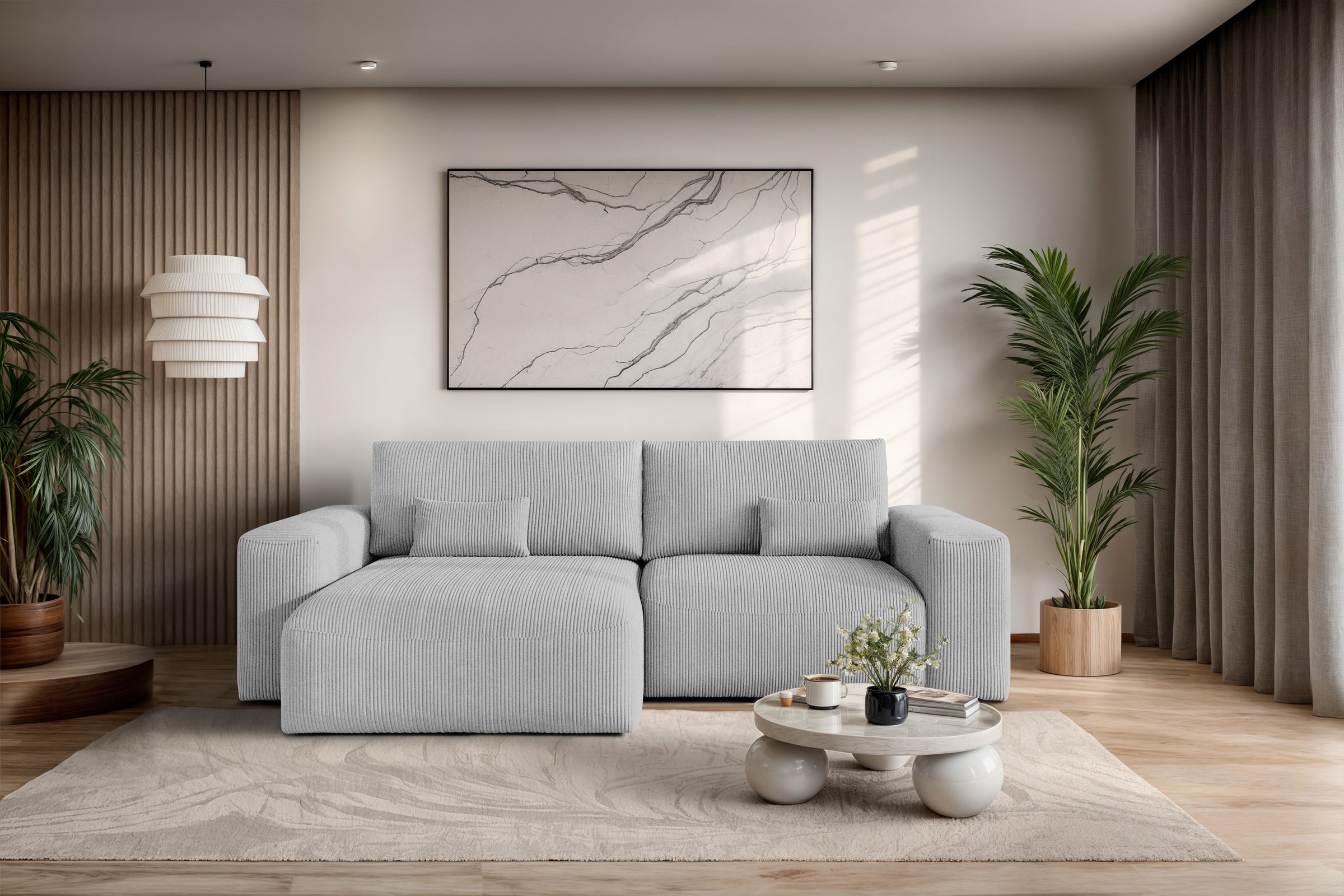 OTTO home Ecksofa »MATTS Schlafsofa mit Bettkasten, Maße B/T/H: 265/159/89 günstig online kaufen