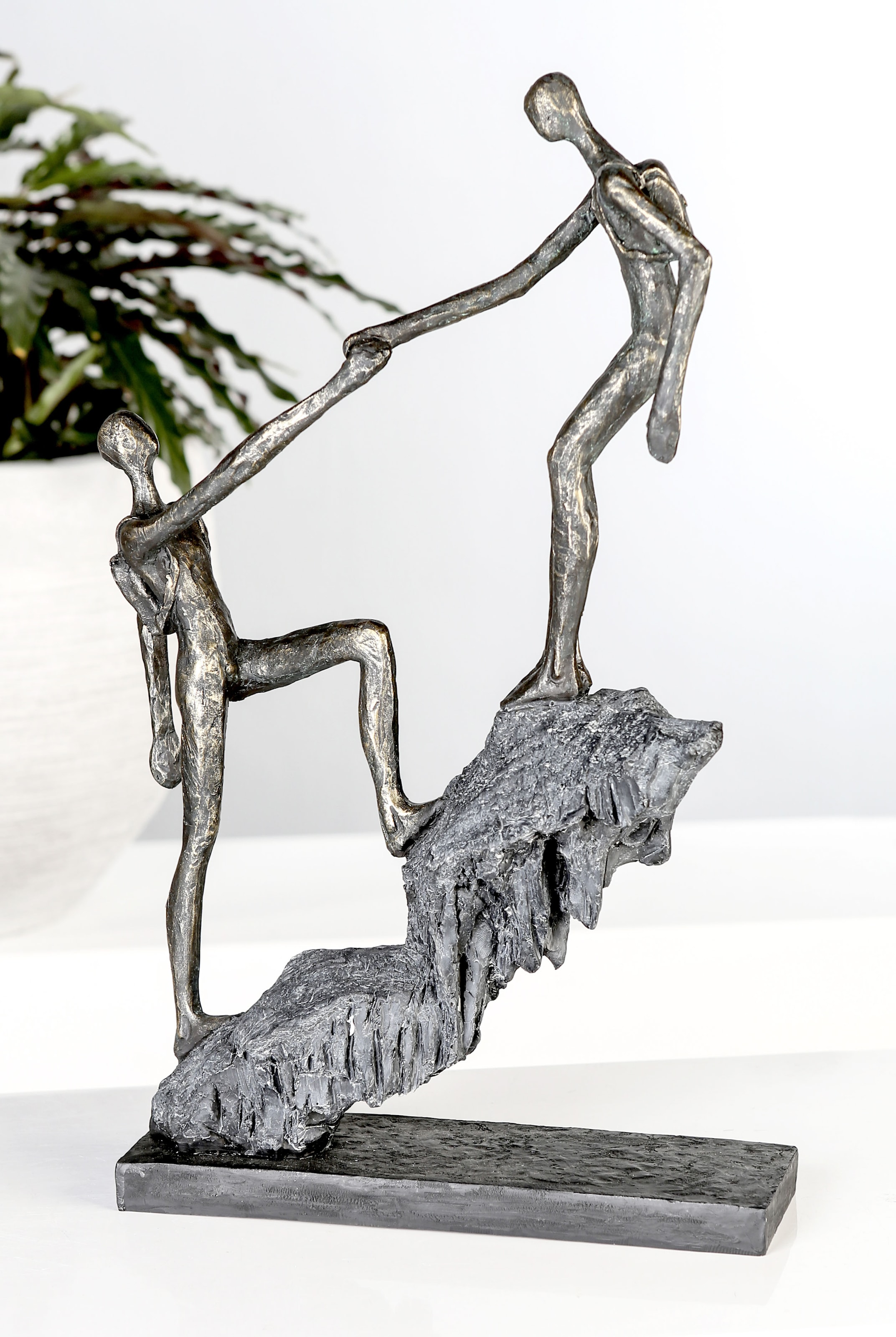 Casablanca by Gilde auf kaufen Dekofigur bronzefarben/grau«, Rechnung bronzefarben/grau, Ankunft, Polyresin »Skulptur