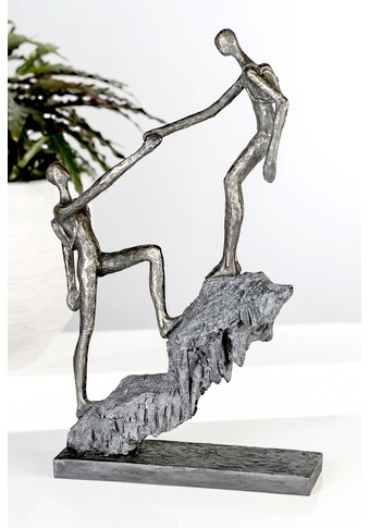 Casablanca by Gilde Dekofigur »Skulptur Ankunft, bronzefarben/grau«, (1 St.),... kaufen