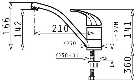 Pyramis Küchenarmatur »Modo«