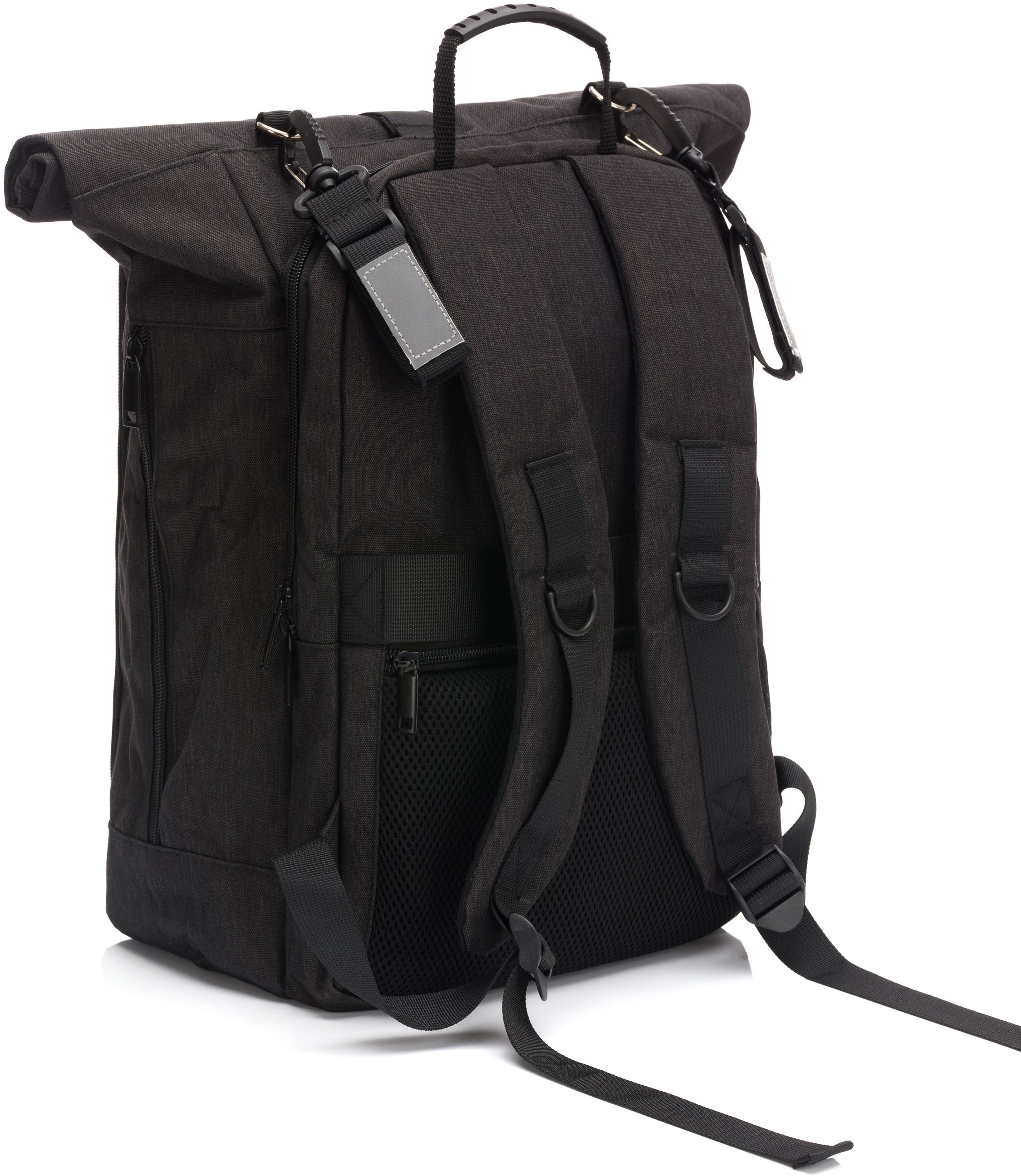 Fillikid Wickelrucksack »Dublin, schwarz«, mit Wickelauflage