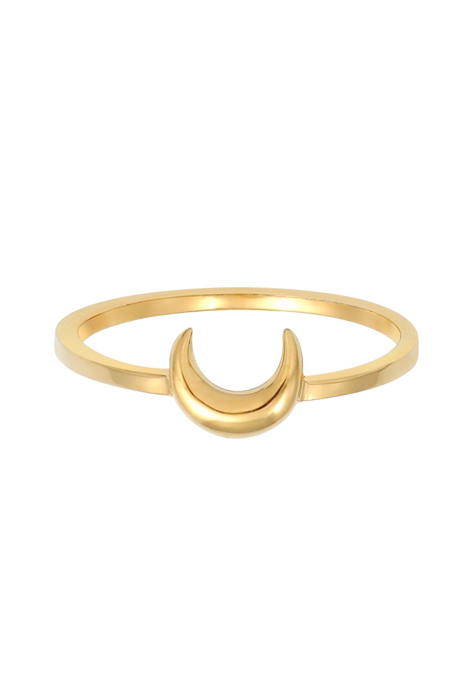 Elli Fingerring »Halbmond Mond Astro Basic 925 Silber«