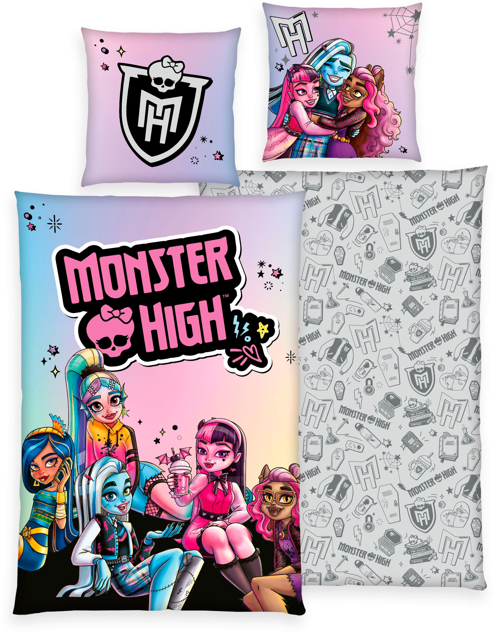 Kinderbettwäsche »Monster High«, mit tollem Motiv