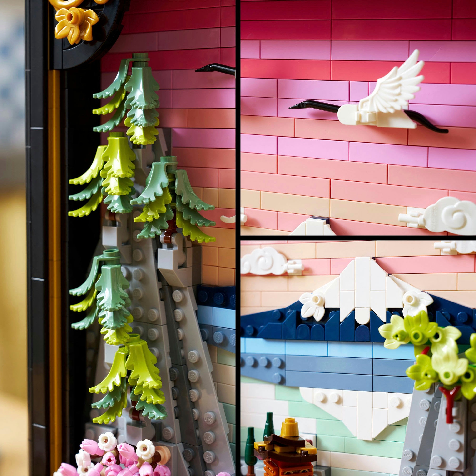 LEGO® Konstruktionsspielsteine »Japanische Kirschblütenlandschaft (31218), LEGO ART« Made in Europe