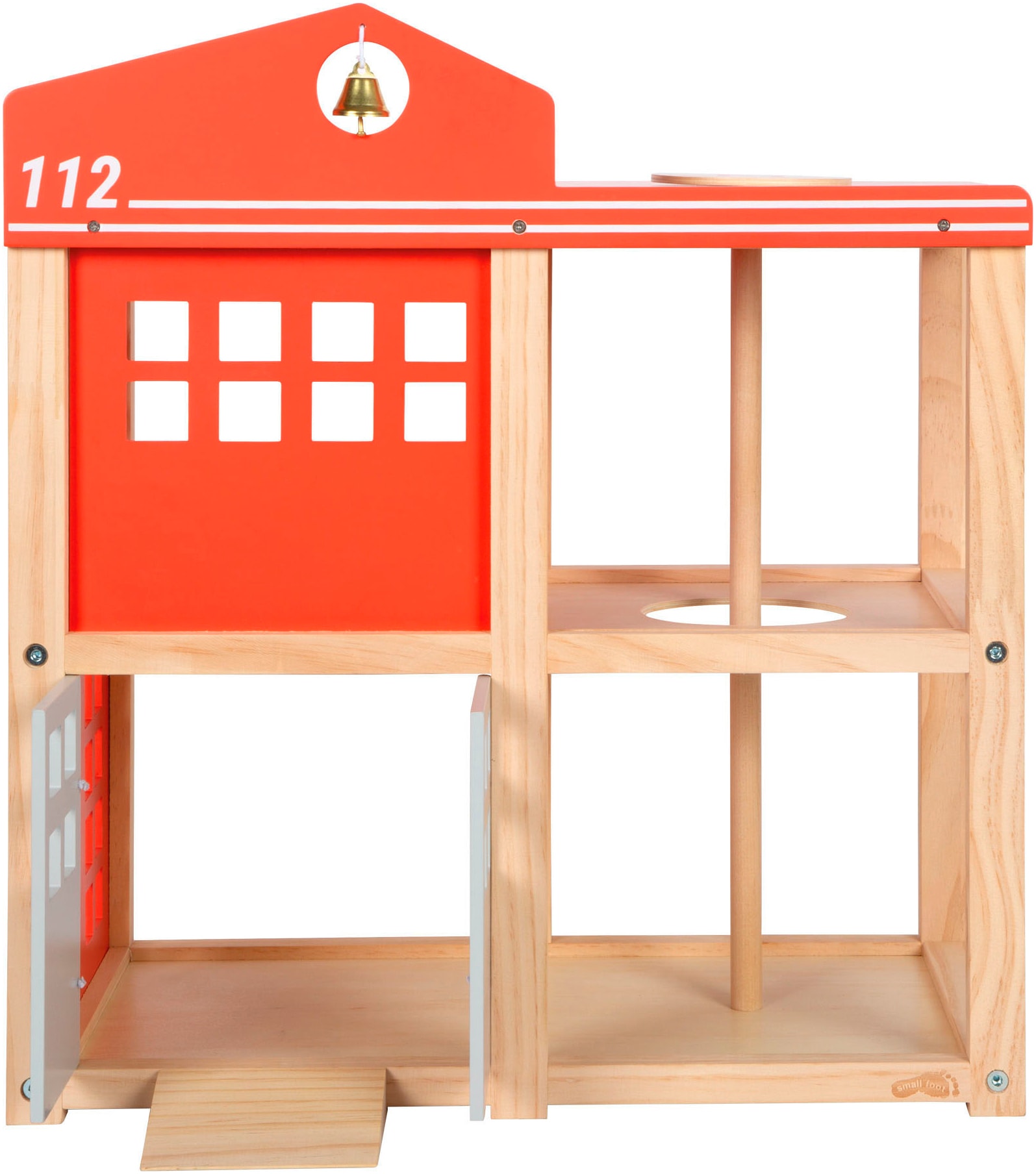 Small Foot Spielwelt »Große Feuerwache mit Zubehör« batteriebetriebenes Sound- & Lichtmodul für realistische Einsätze