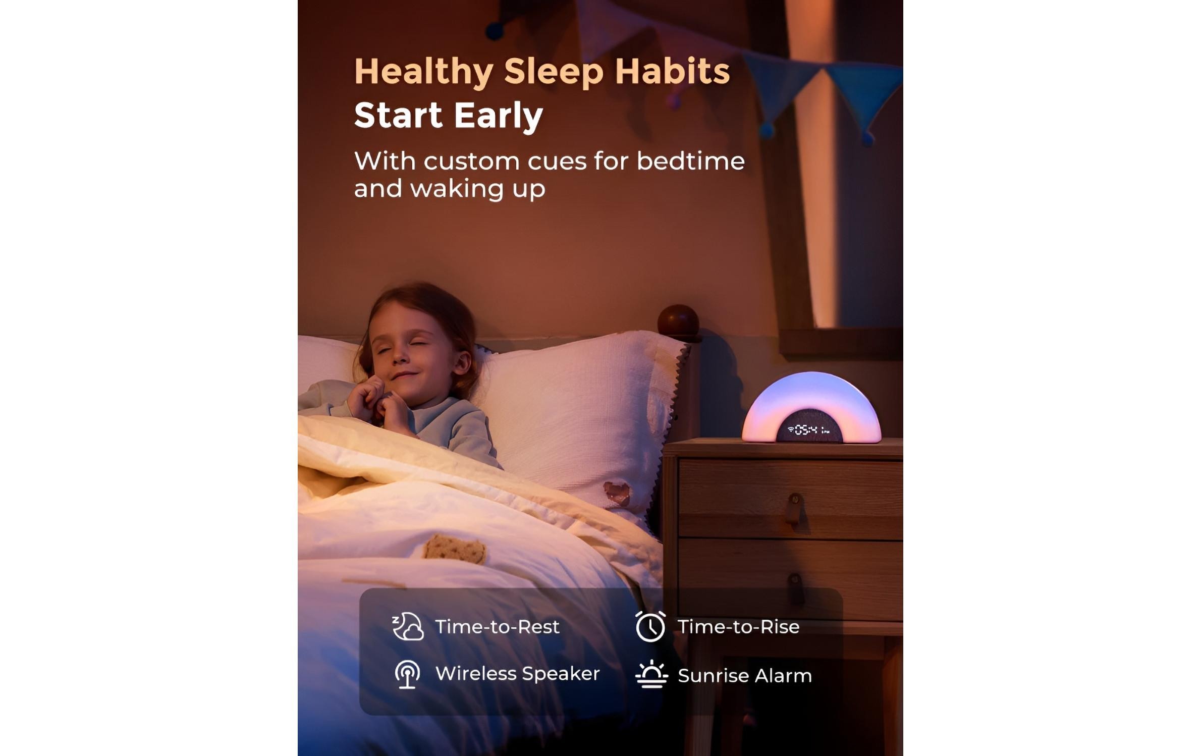 Momcozy Spieluhr »DreamSync Rainbow Noise Machine«