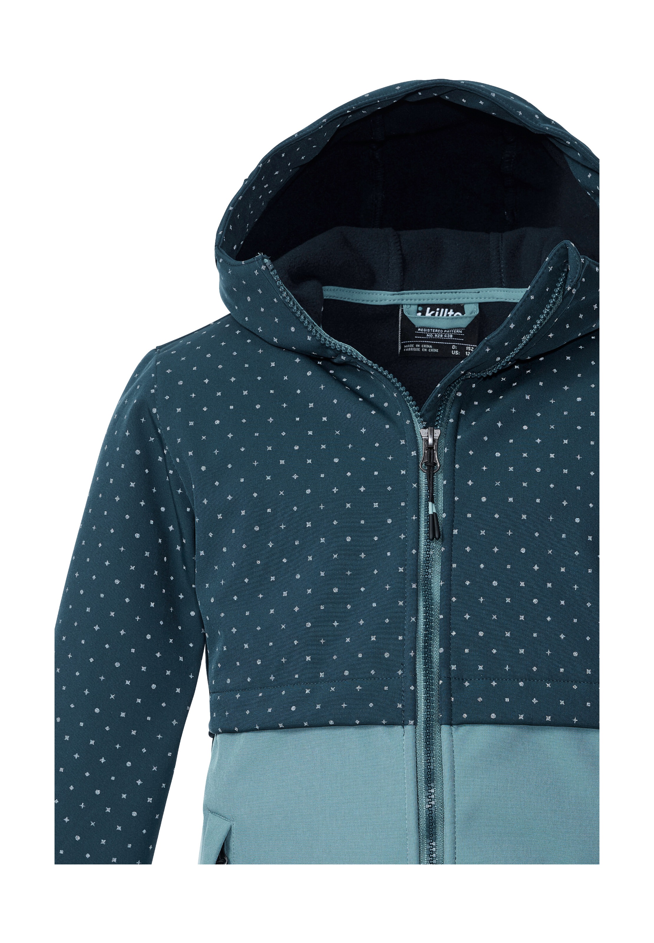 Killtec Softshelljacke »KOW 227 GRLS SFTSHLL JCKT«, Softshelljacke für Kids: wind- und wasserabweisend, reflektierend