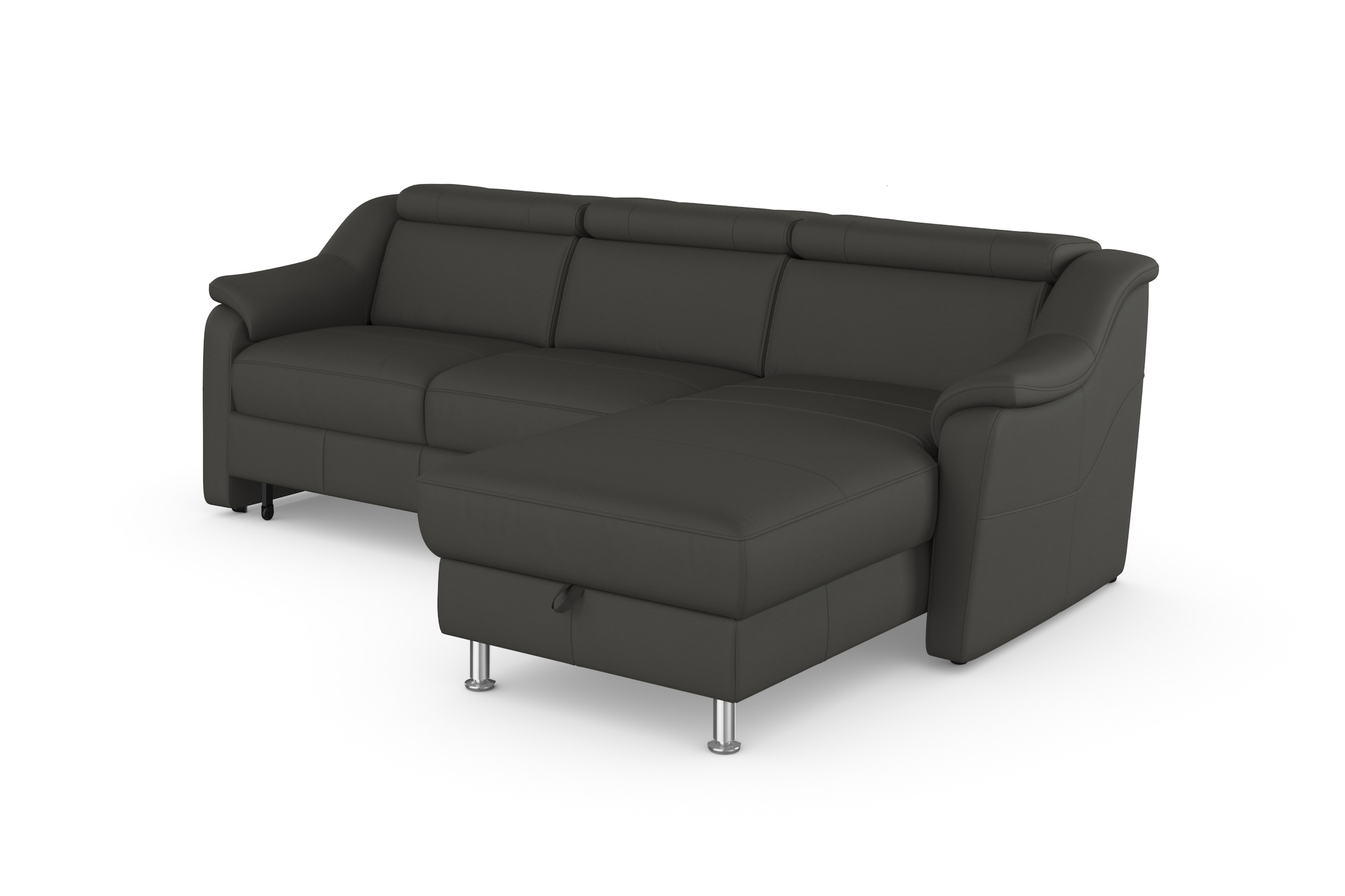 sit&more Ecksofa »Freetown L-Form«, inklusive Kopfteilverstellung und komfortablem Federkern