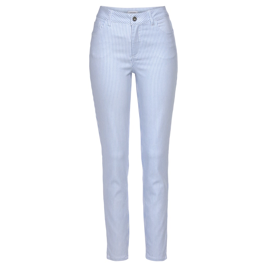 LASCANA Jeggings, mit Streifenmuster, Skinny-Jeans aus weichem Stretch-Denim