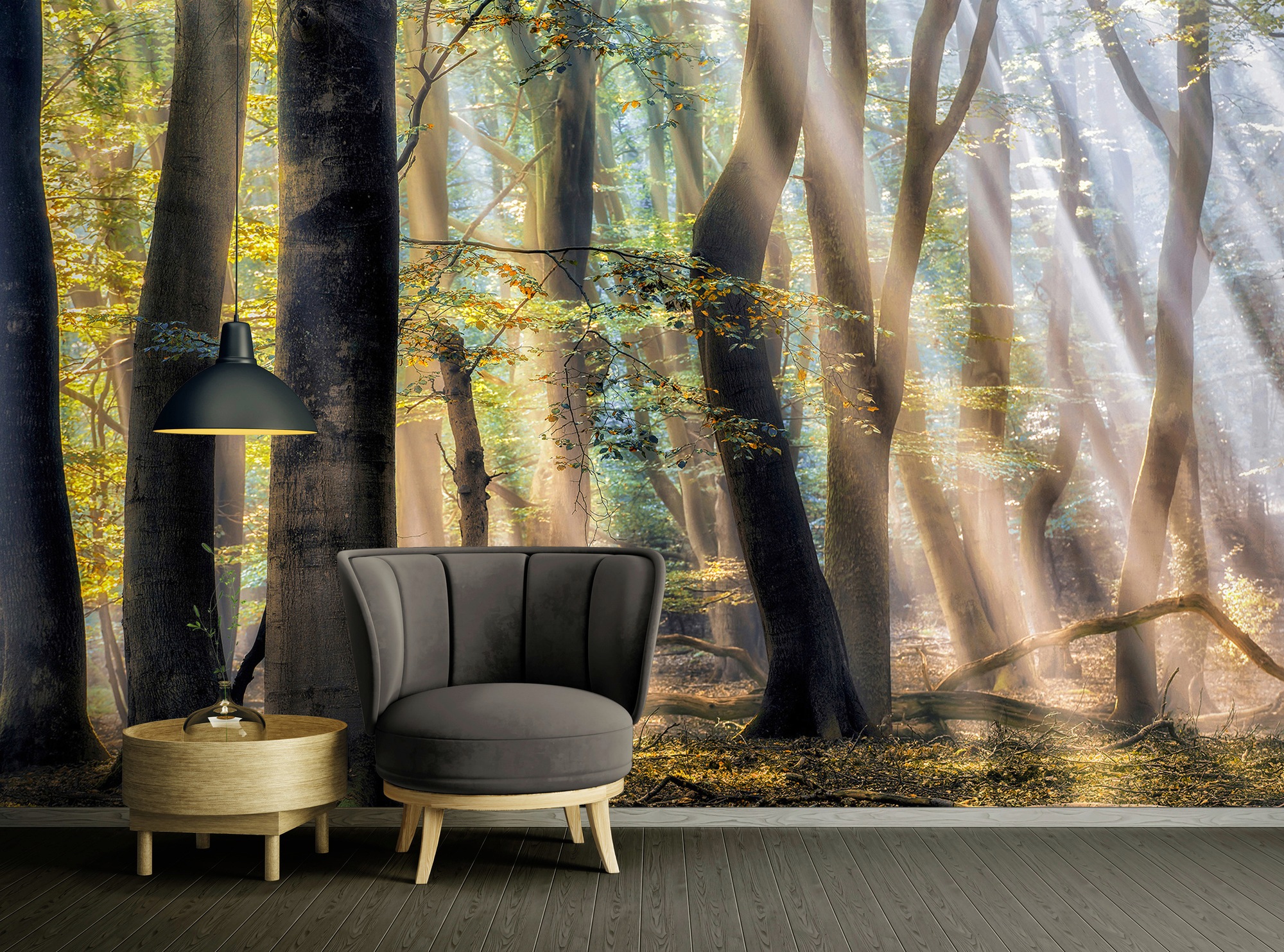 Architects Paper Fototapete »The Enchanted Forest«, Vlies, Wand, Schräge
