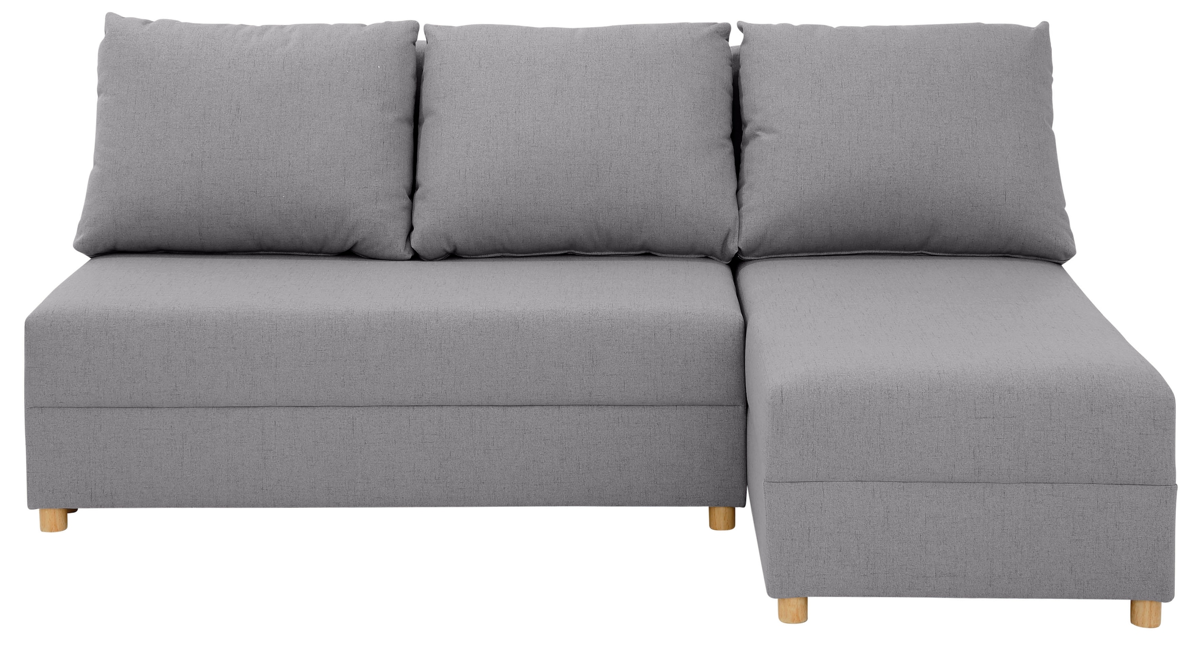 INOSIGN Ecksofa »Mick L-Form«, Longchair links/rechts montierbar, wahlweise mit Bettfunktion