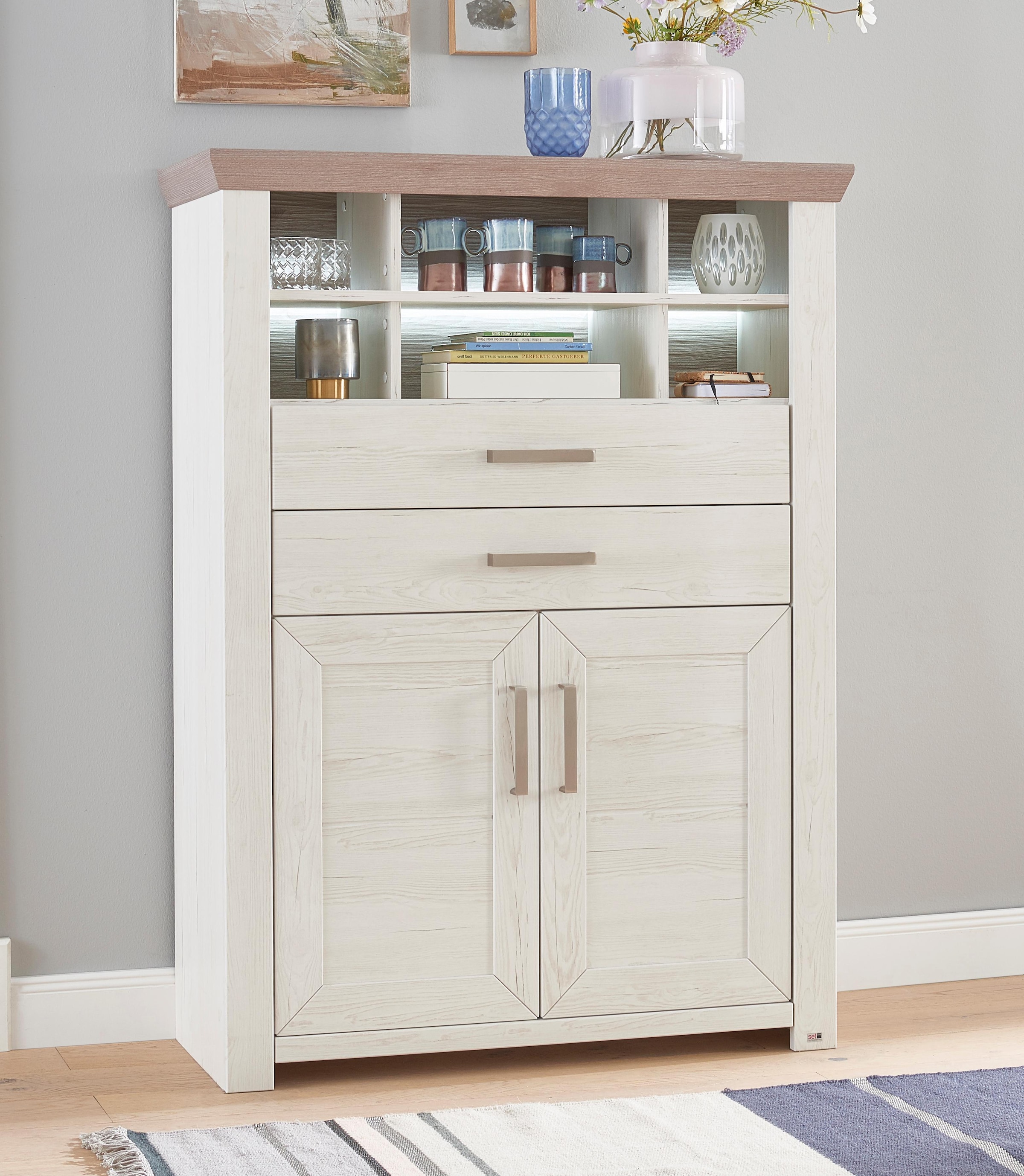 cm Musterring 16, set »york«, Highboard kaufen auf 105 one Raten Breite by Typ