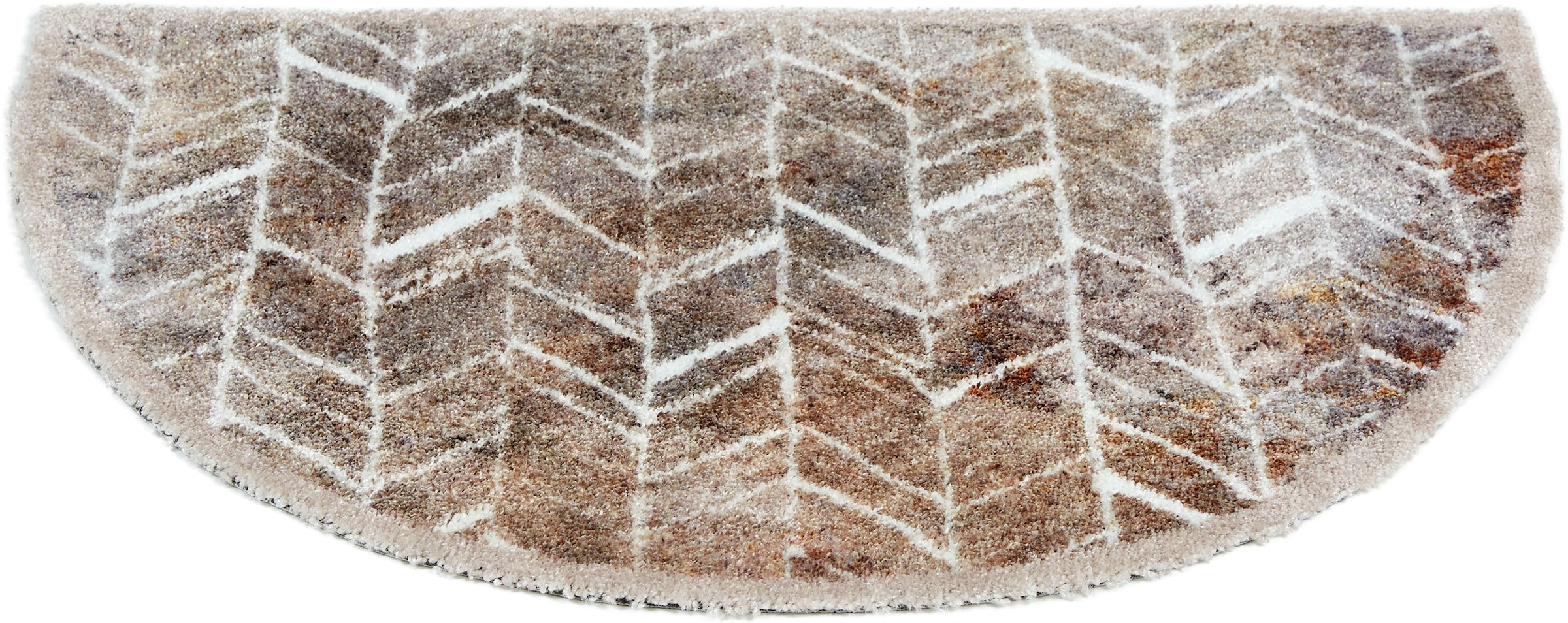 ASTRA Fußmatte »Pure&Soft 018«, halbrund, 7 mm Höhe, Sauberlaufmatte, weiche Oberfläche, waschbar, rutschfest
