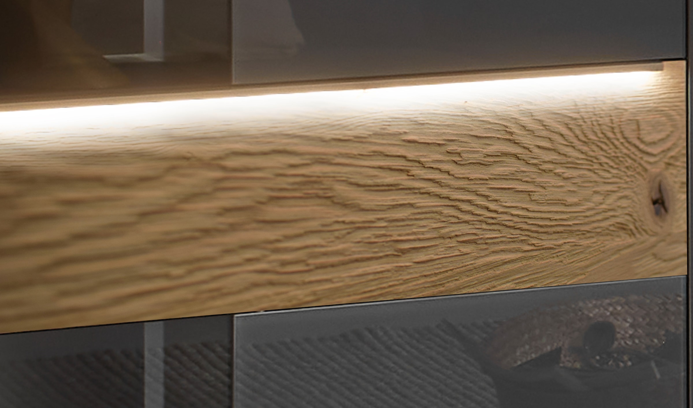 Mäusbacher Sideboard »Nova« Sideboard, BHT 214/92/42 cm, inkl. Griffbeleuchtung, Türdämpfung