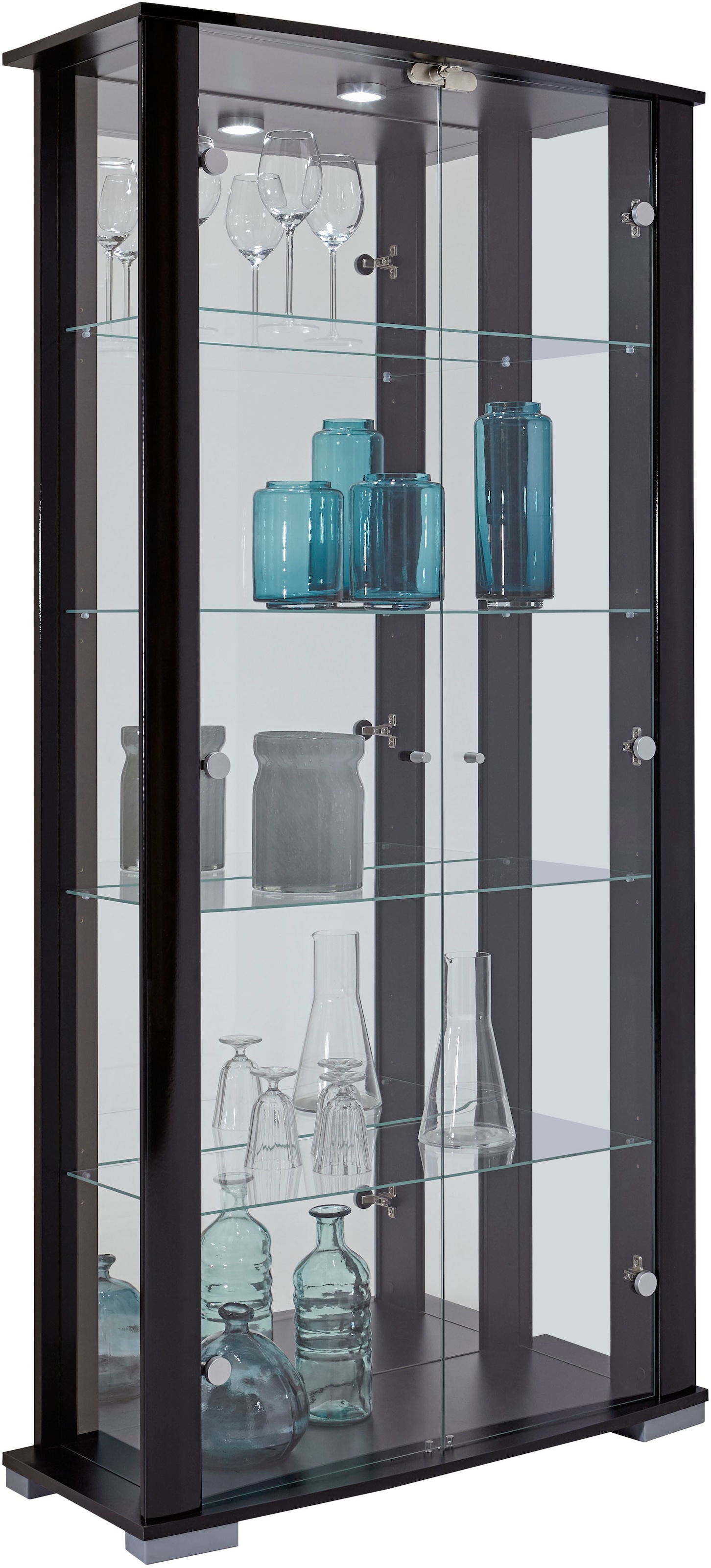 fif möbel Vitrine »STELLA«, Standvitrine/Glasvitrine 2x Glastür,perfekt für Sammler,Sammlervitrine