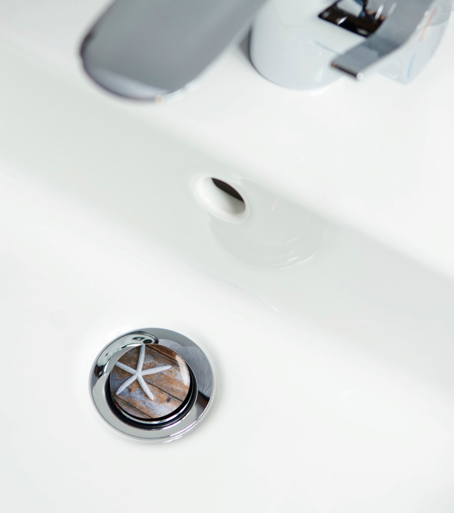 Sanilo Badaccessoire-Set »Bahia«, (Komplett-Set, 3 tlg.), bestehend aus WC-Sitz, Badteppich und Waschbeckenstöpsel