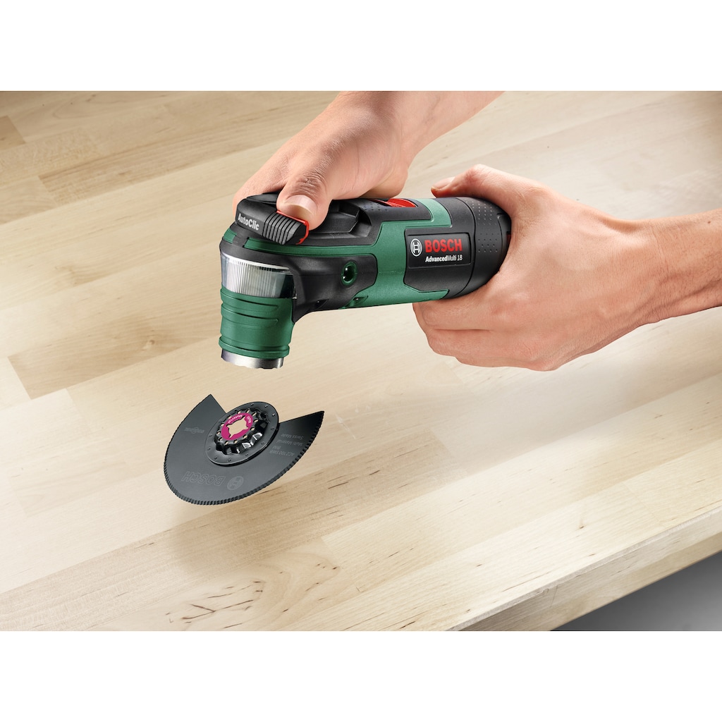 Bosch Home & Garden Akku-Multifunktionswerkzeug »AdvancedMulti 18«, (Set), 18 V, ohne Akku