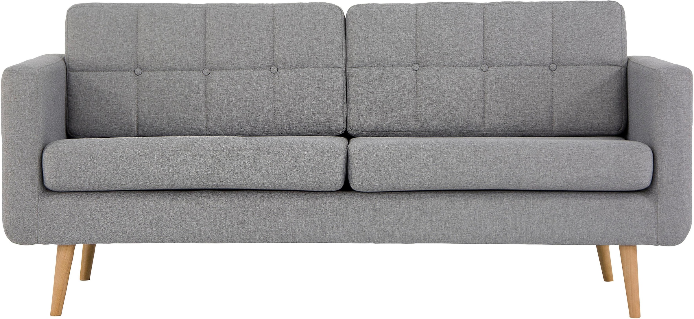 Home affaire 3-Sitzer »Brest«, mit Knopfheftung und Steppung im Rücken, geradliniges Design