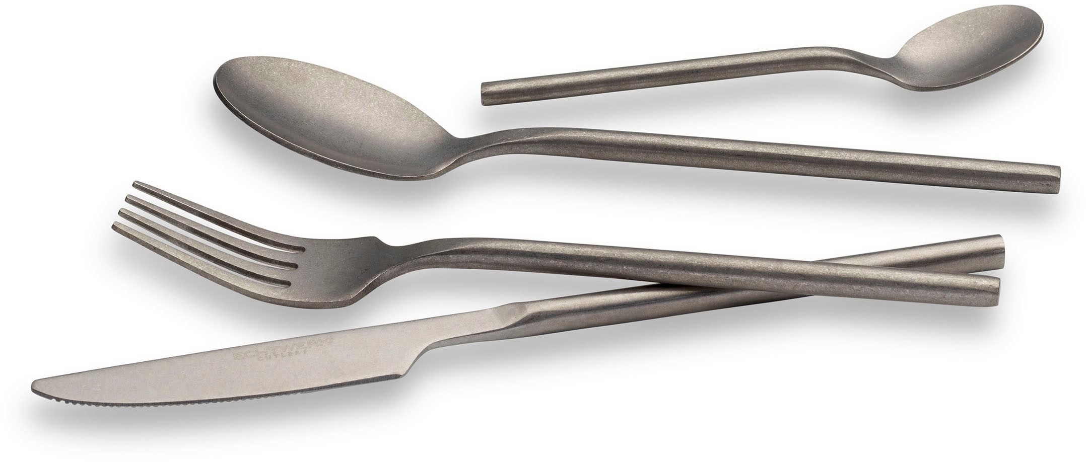 ECHTWERK Besteck-Set »Tafelbesteck „Vintage“ 16tlg - stonewashed«, (Set, 16 tlg.), hochwertig, Vintage-Look