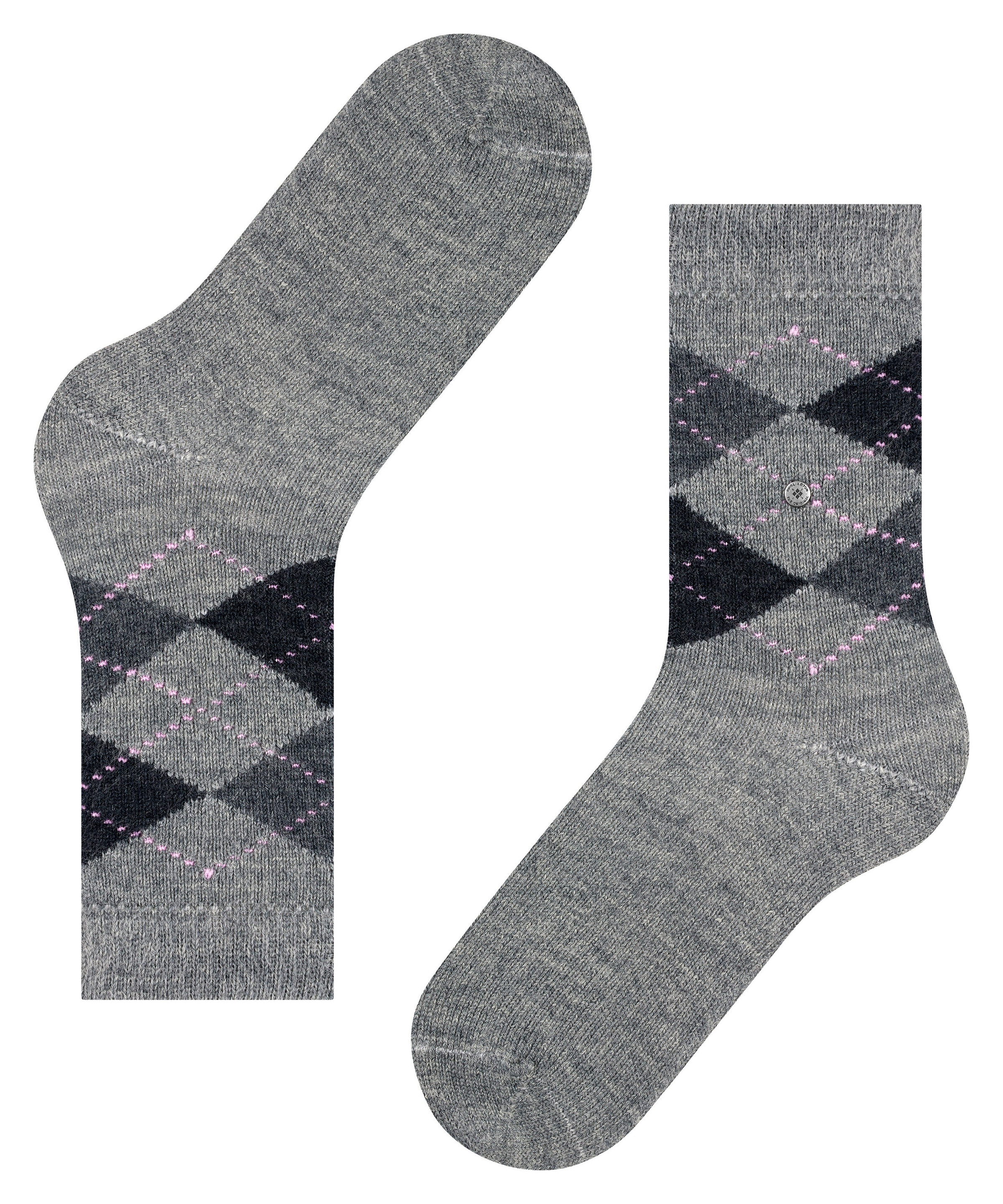 Burlington Socken »Whitby« verstärkt, hochwertig, mehrfarbig, mit Karo