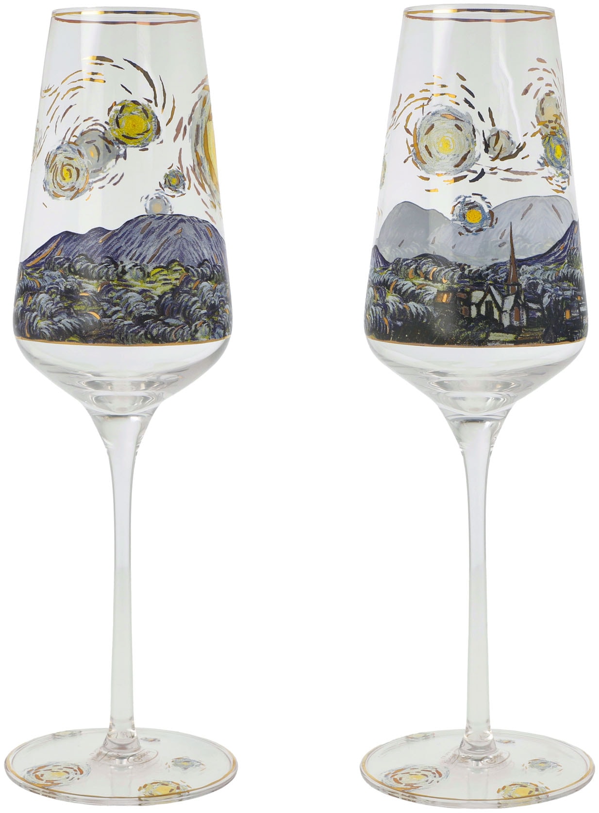 Goebel Sektglas »Sektglas Vincent Van Gogh -Sternennacht«