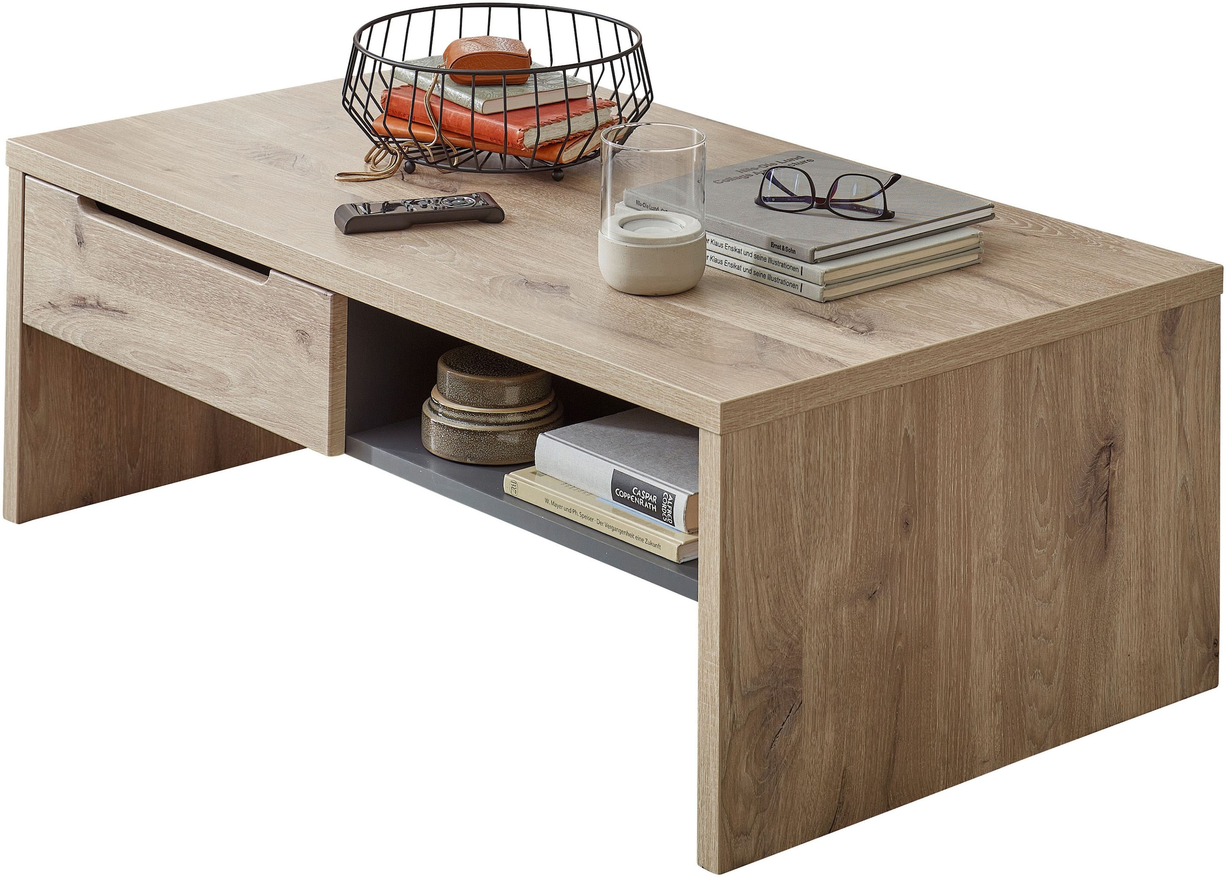 Innostyle Couchtisch »BELLANO, TOPSELLER!«, (1 St., Couchtisch), Maße: 110 x 40 x 65 cm (B/H/T), Eiche Optik