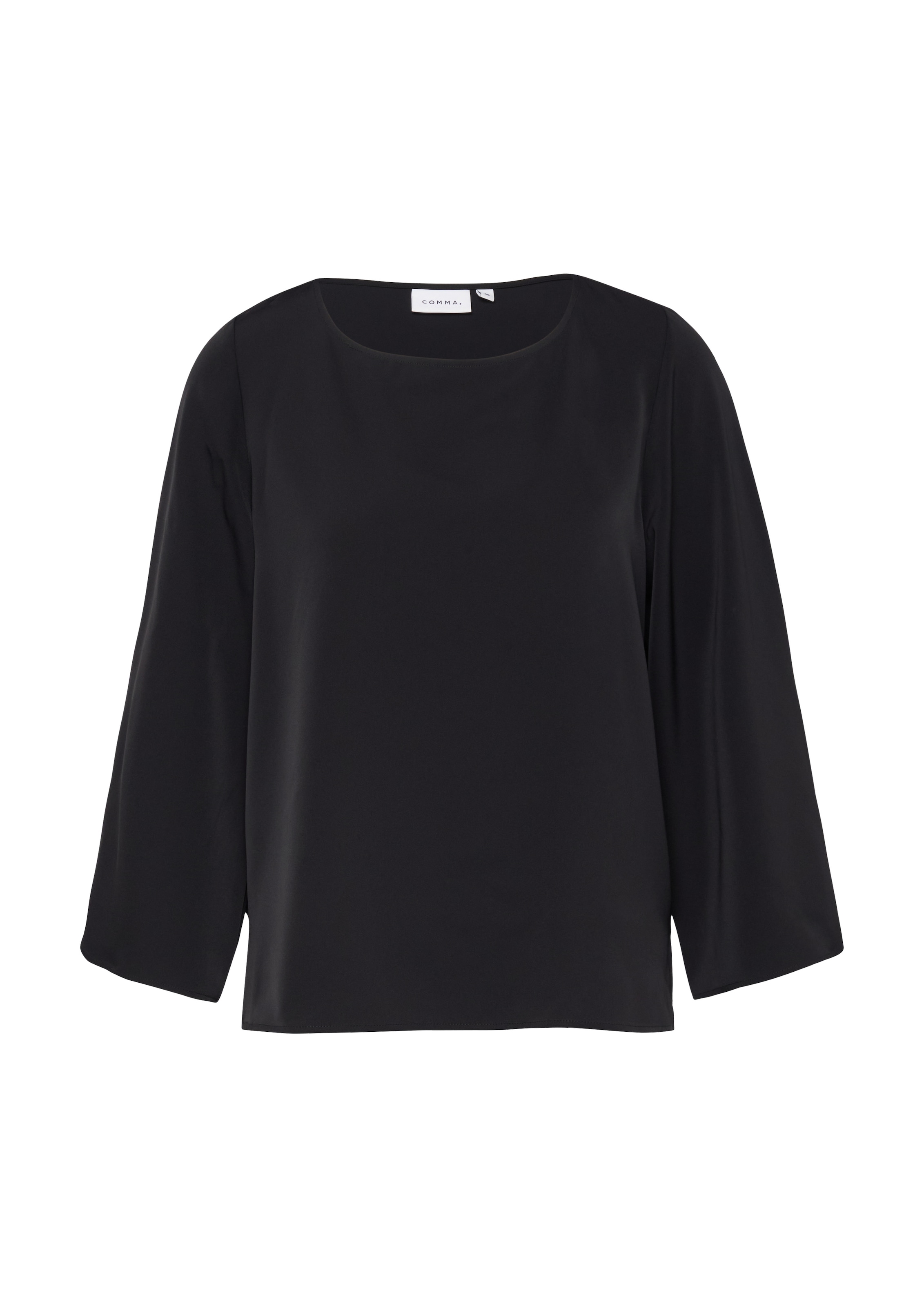 Comma Shirtbluse Sommerbluse 3/4-Arm mit weiten Ärmeln