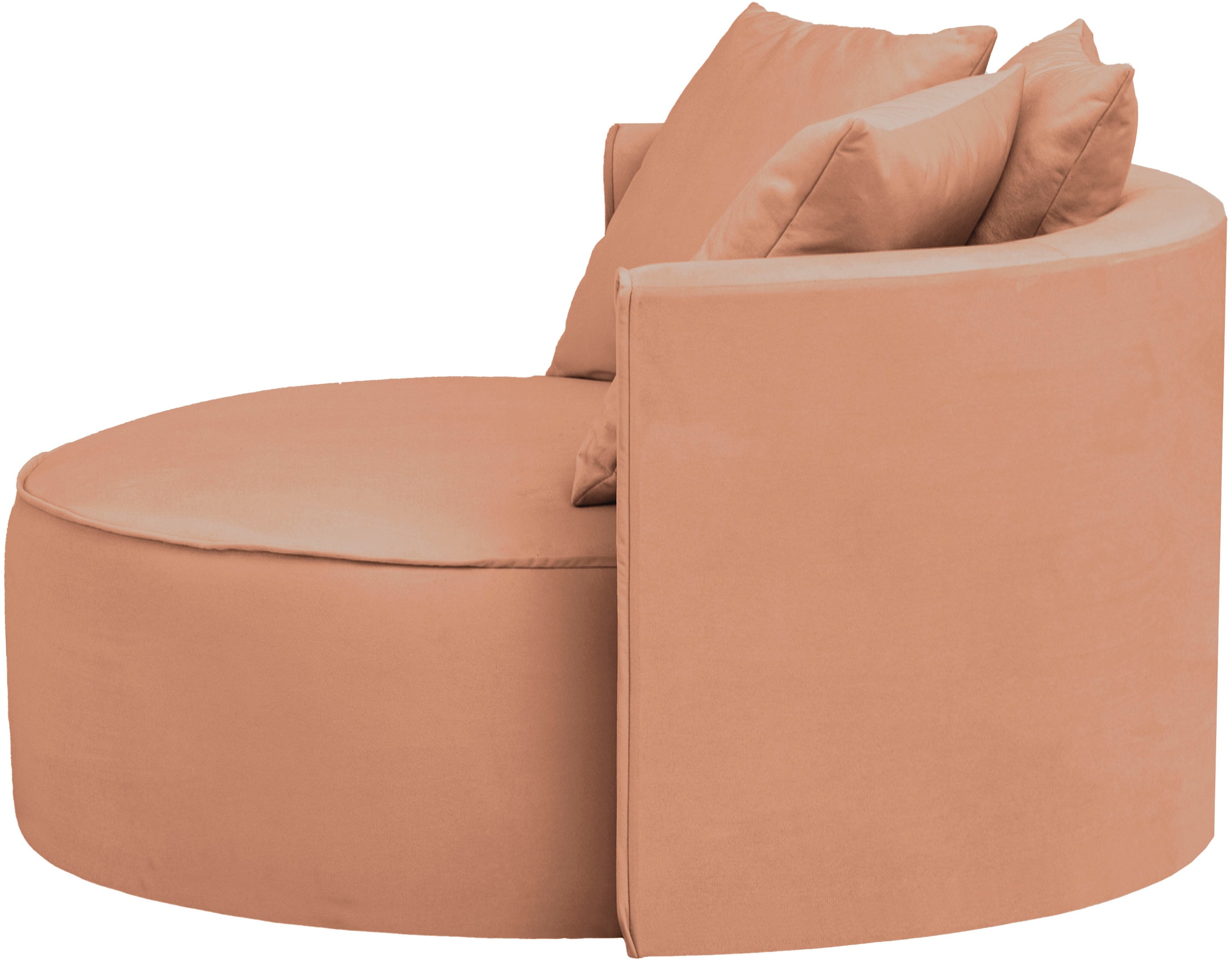 LeGer Home by Lena Gercke XXL-Sessel »ISALIE, Sessel in modernen Farben, Lesesessel, Loveseat, Big-Sessel«, trendige Stoffe, mit 3 Zierkissen, große Sitzfläche, Hocker optional