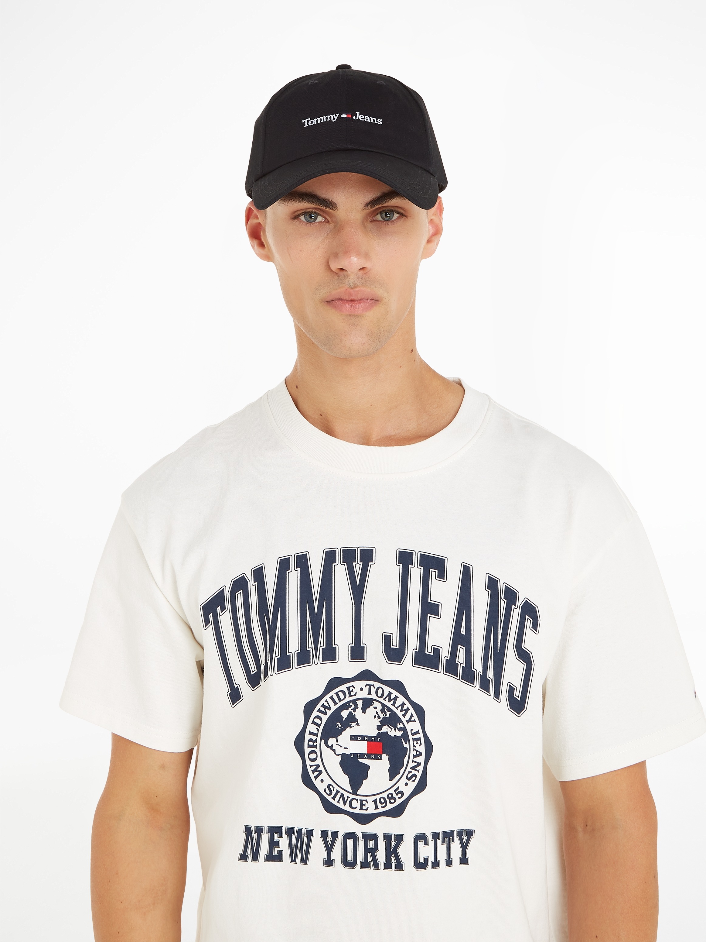 Tommy Jeans Baseball Cap, aus Bio-Baumwolle