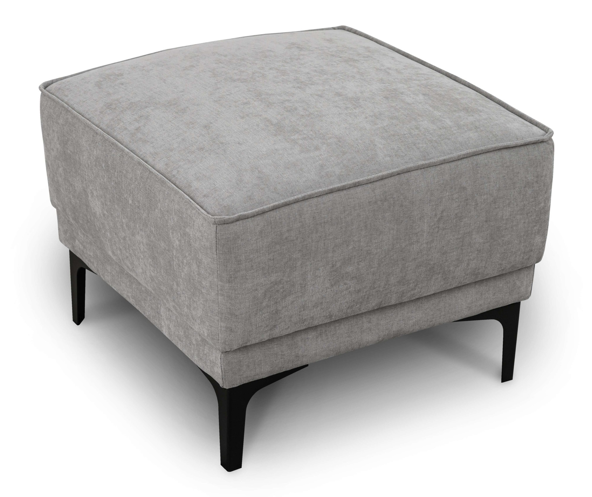 Places of Style Polsterhocker »Oland«, passend zur Serie OLAND, Skandi-Design, Metallfüße
